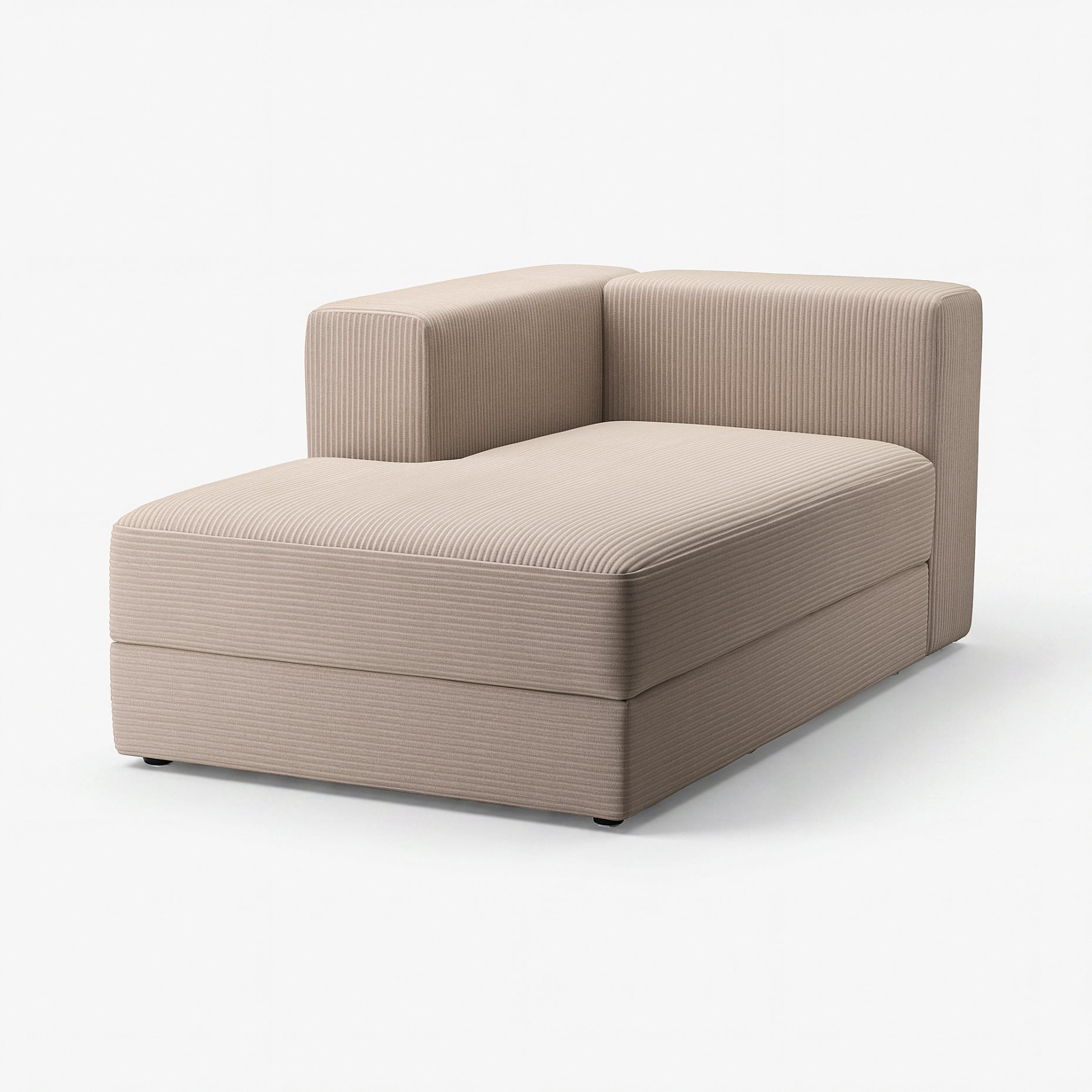 JÄTTEBO, chaise longue module with armrest, left, 094.715.00