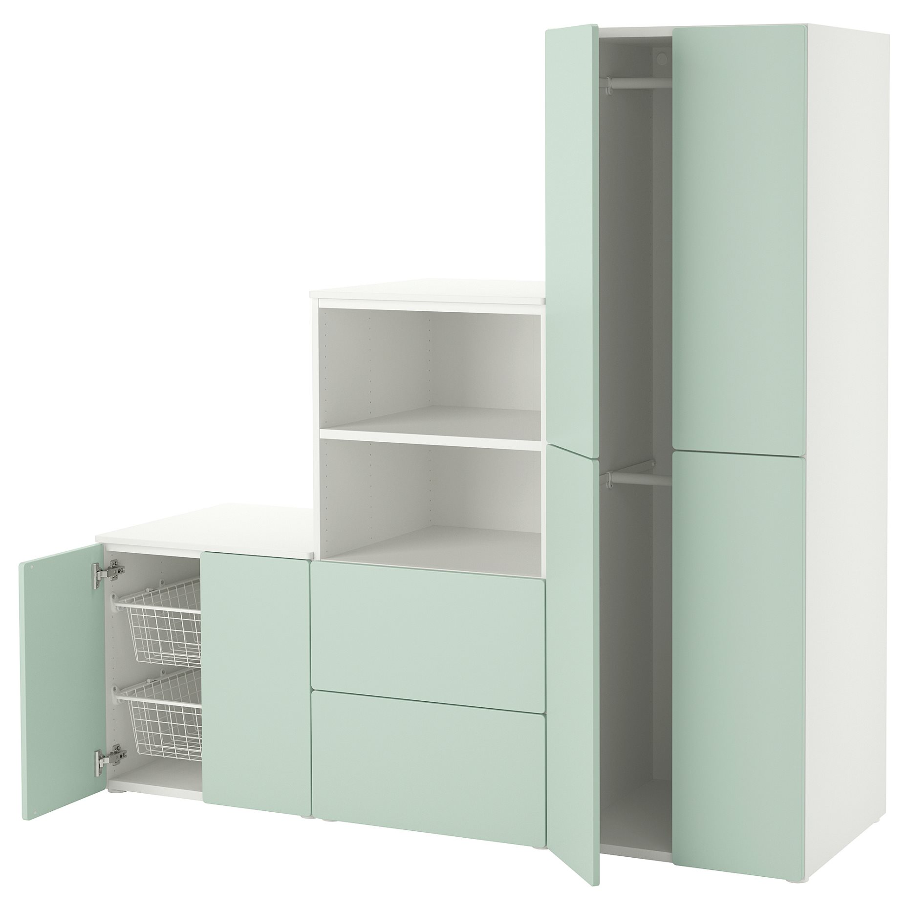 SMASTAD/PLATSA, storage combination, 180x57x181 cm, 095.464.78