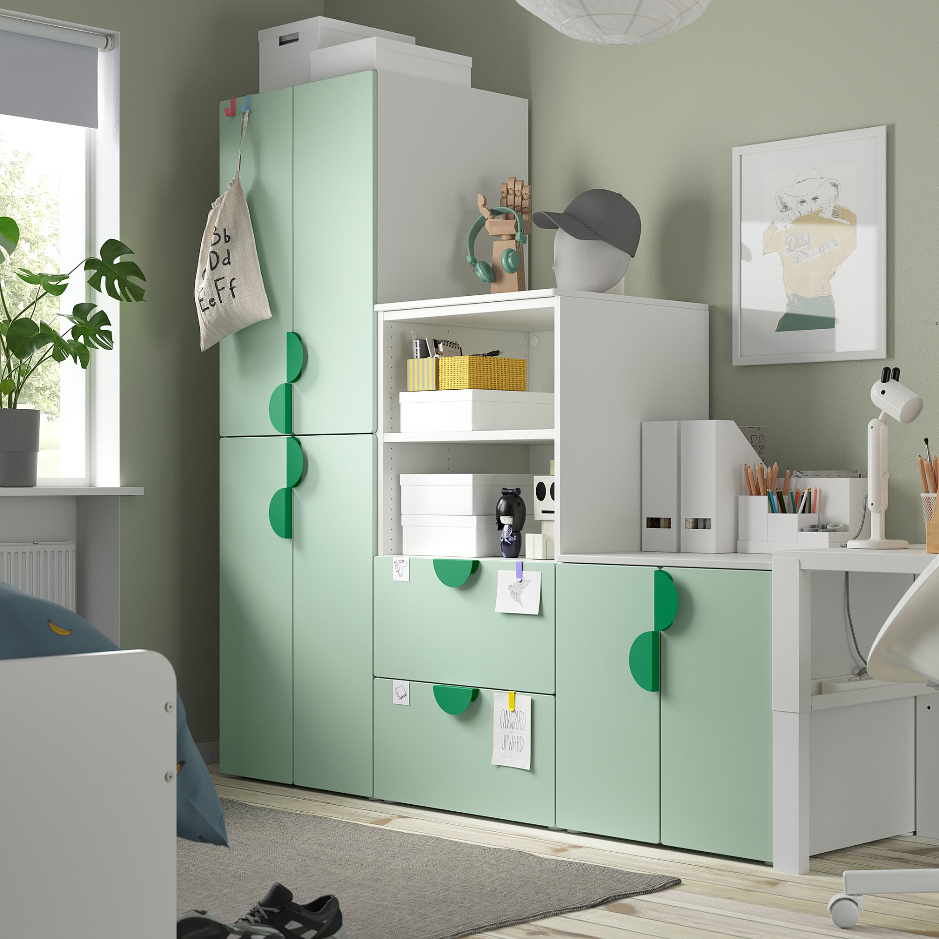 SMASTAD/PLATSA, storage combination, 180x57x181 cm, 095.464.78