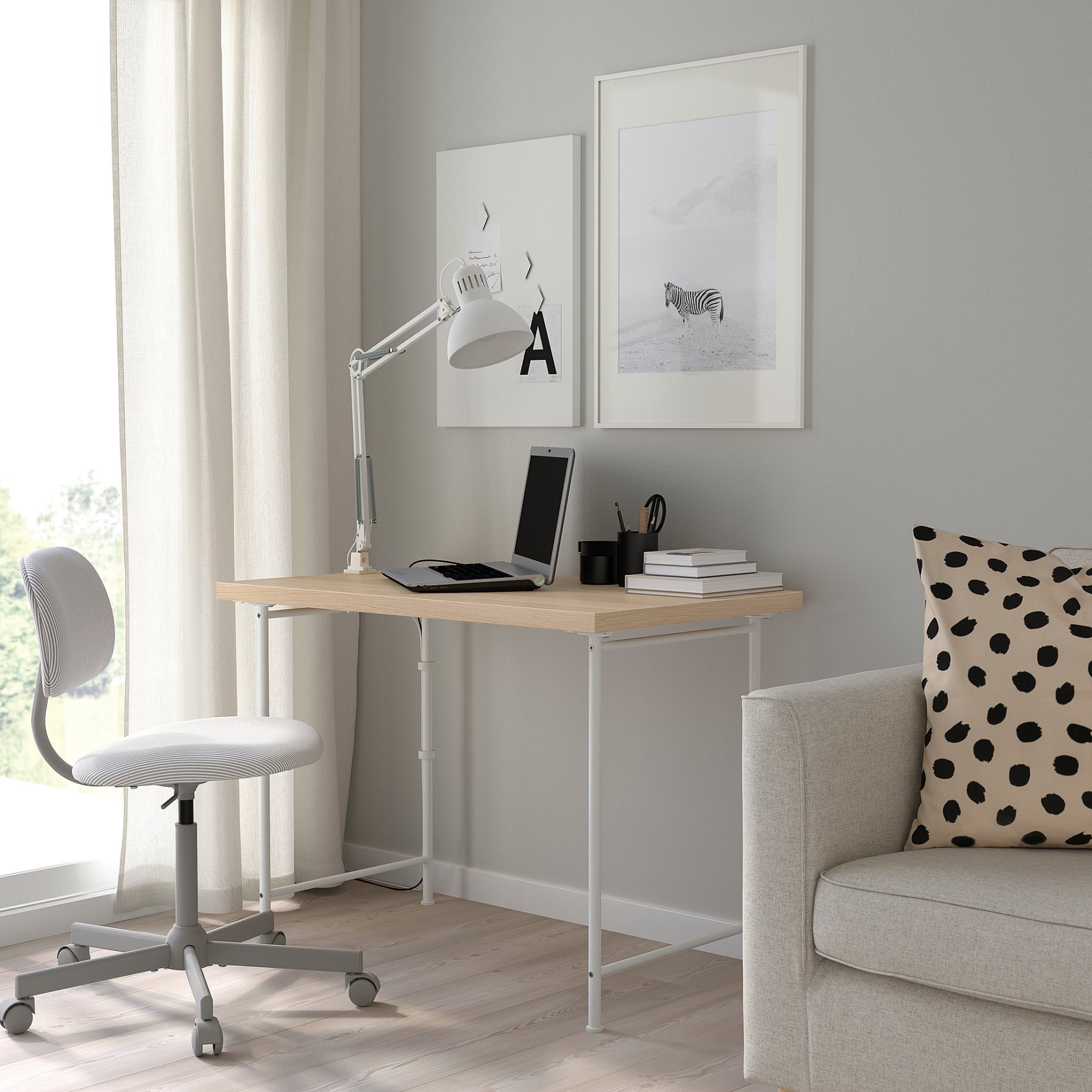 LINNMON/SPAND, desk, 100x60 cm, 095.638.68