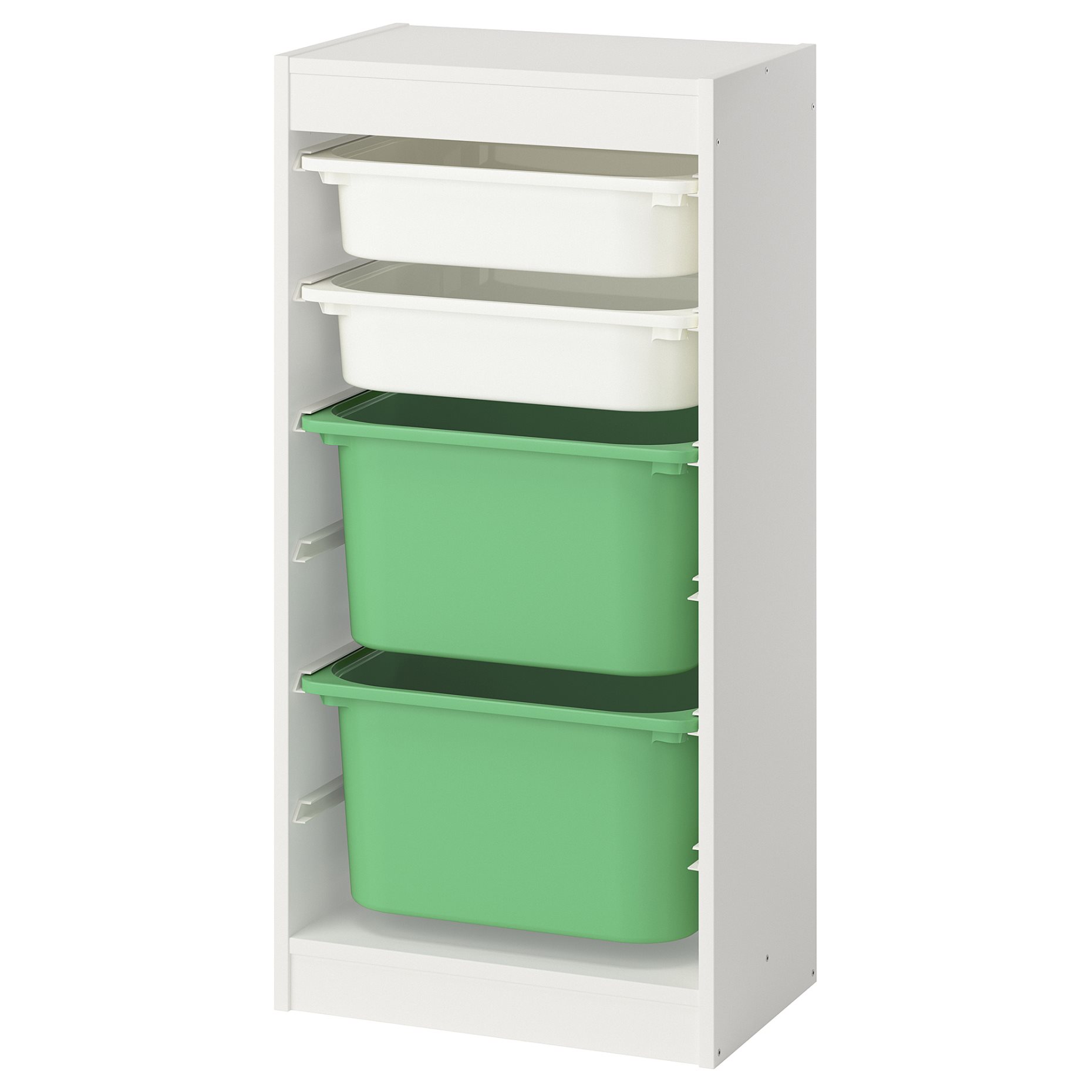 TROFAST, storage combination with boxes, 46x30x94 cm, 095.751.64