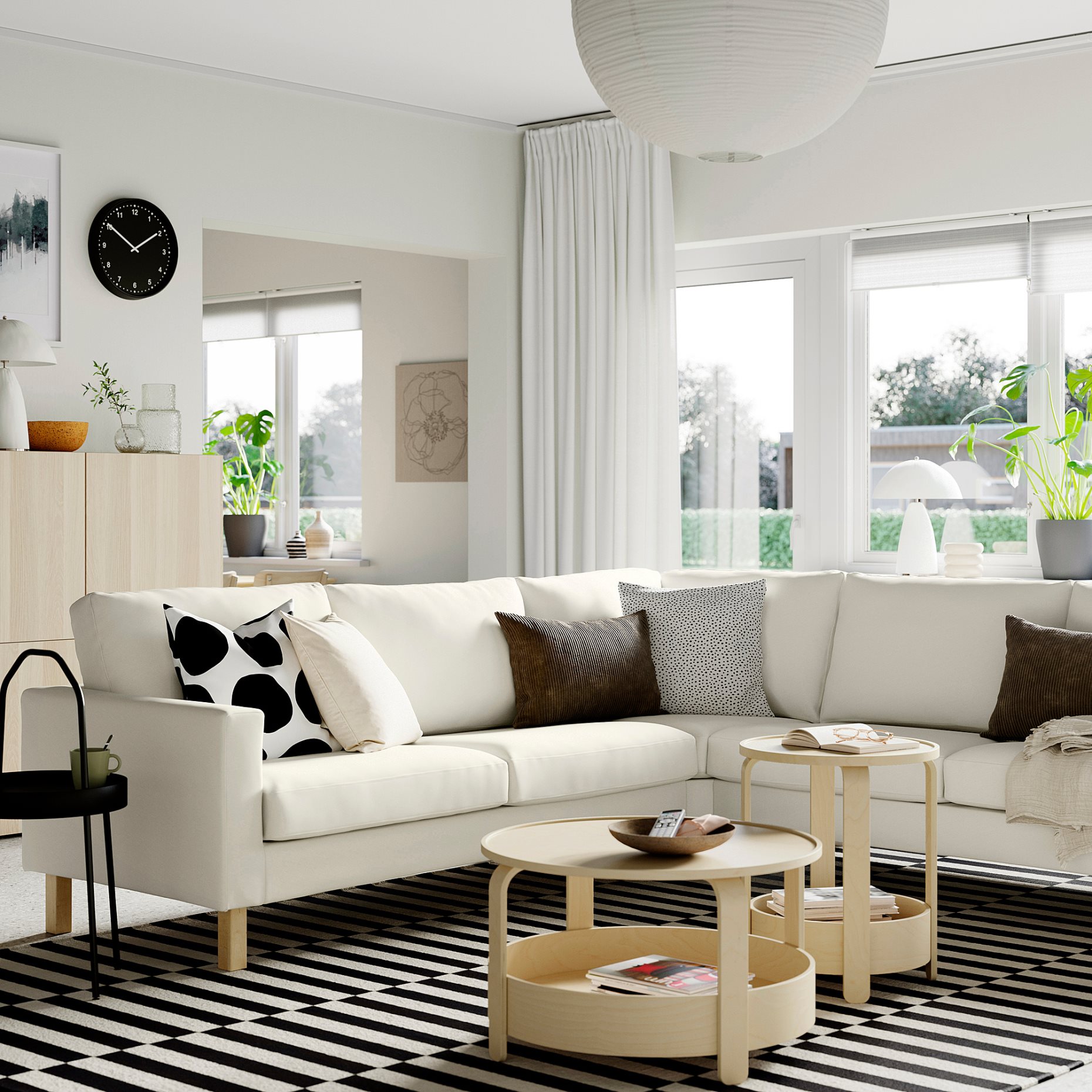 SALTSJÖBADEN, γωνιακός καναπές, 4 θέσεων, 095.785.58