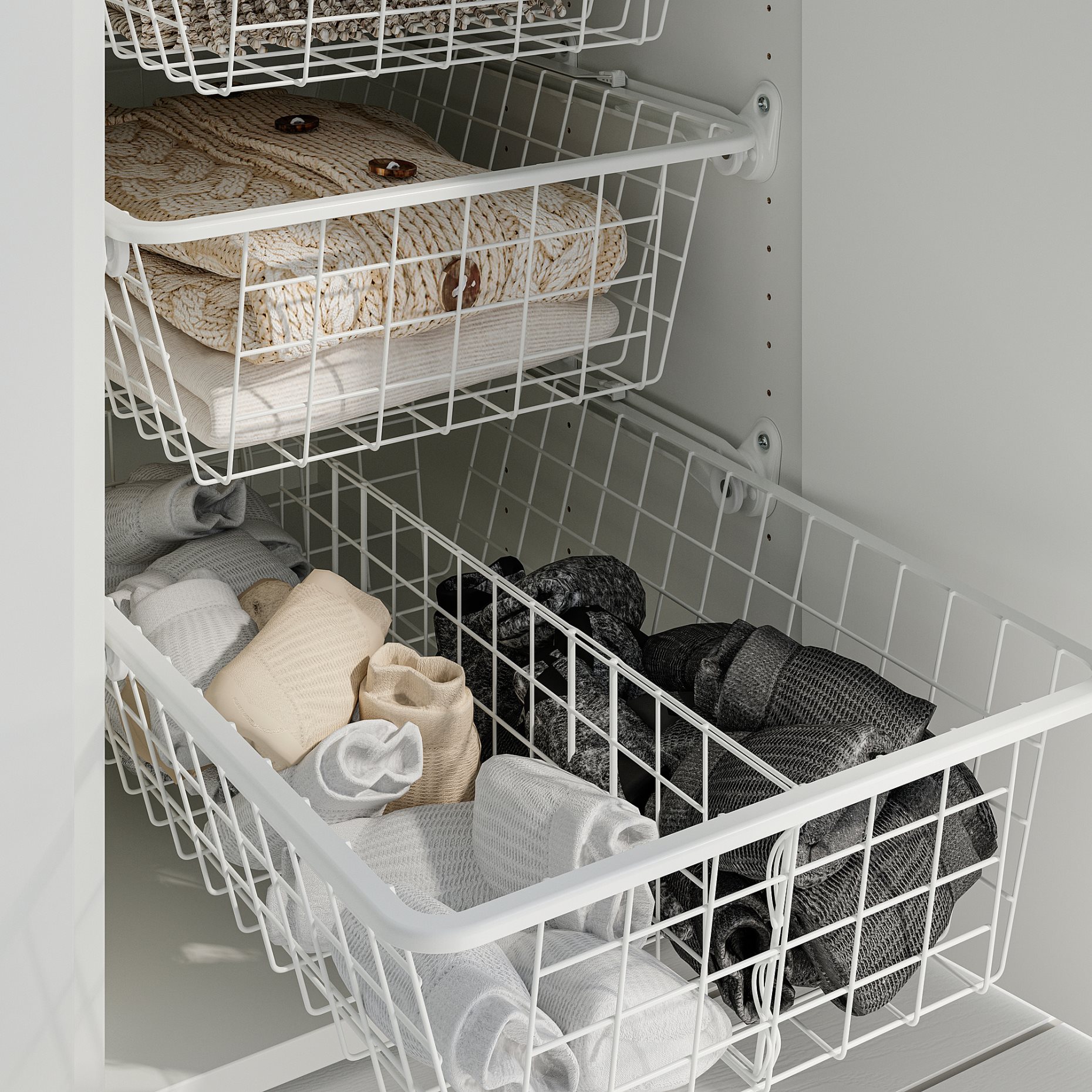 ALTARLIDEN, wire basket with pull-out rail, 40x62 cm, 096.039.54