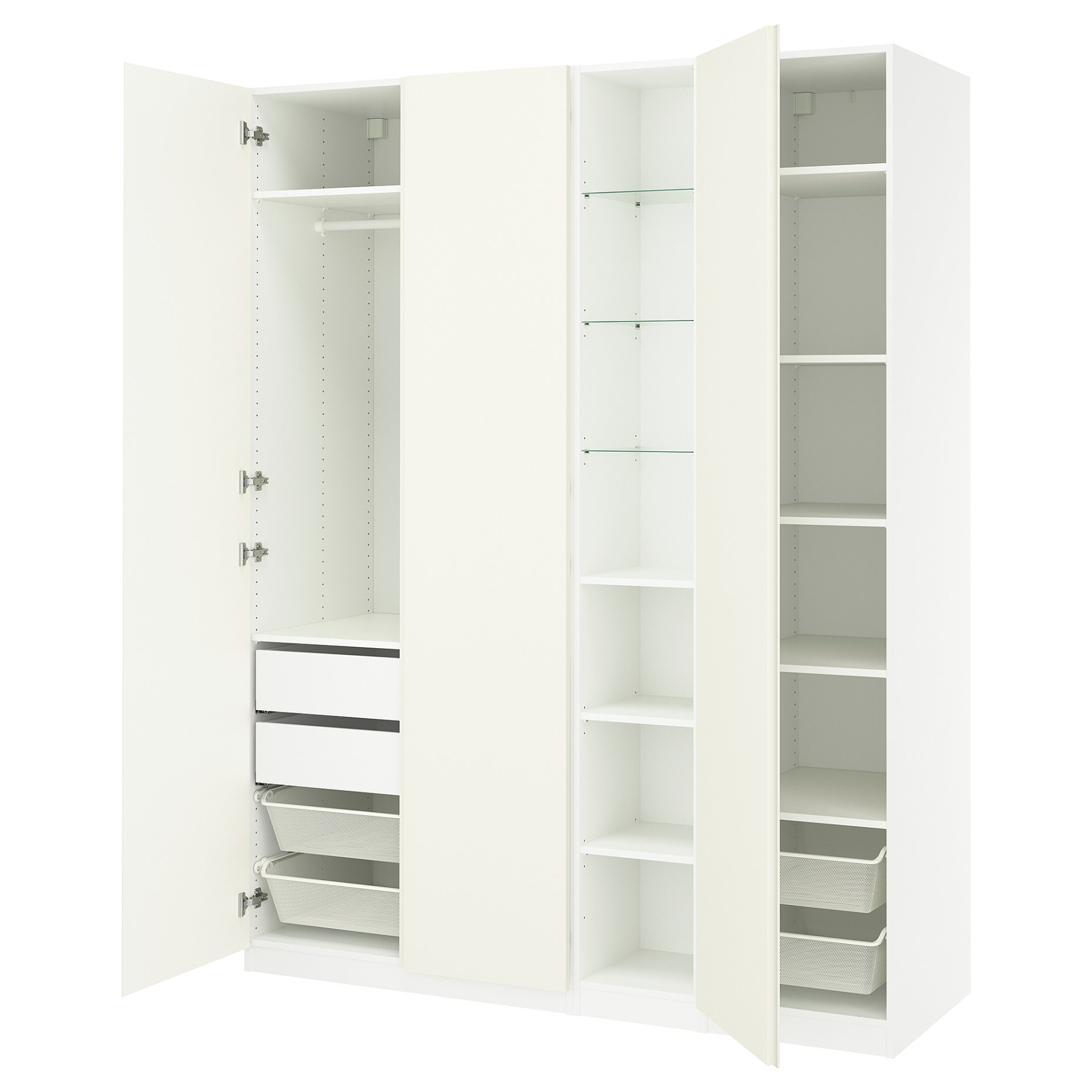 PAX/VIKANES, wardrobe combination, 185x60x236 cm, 096.072.16