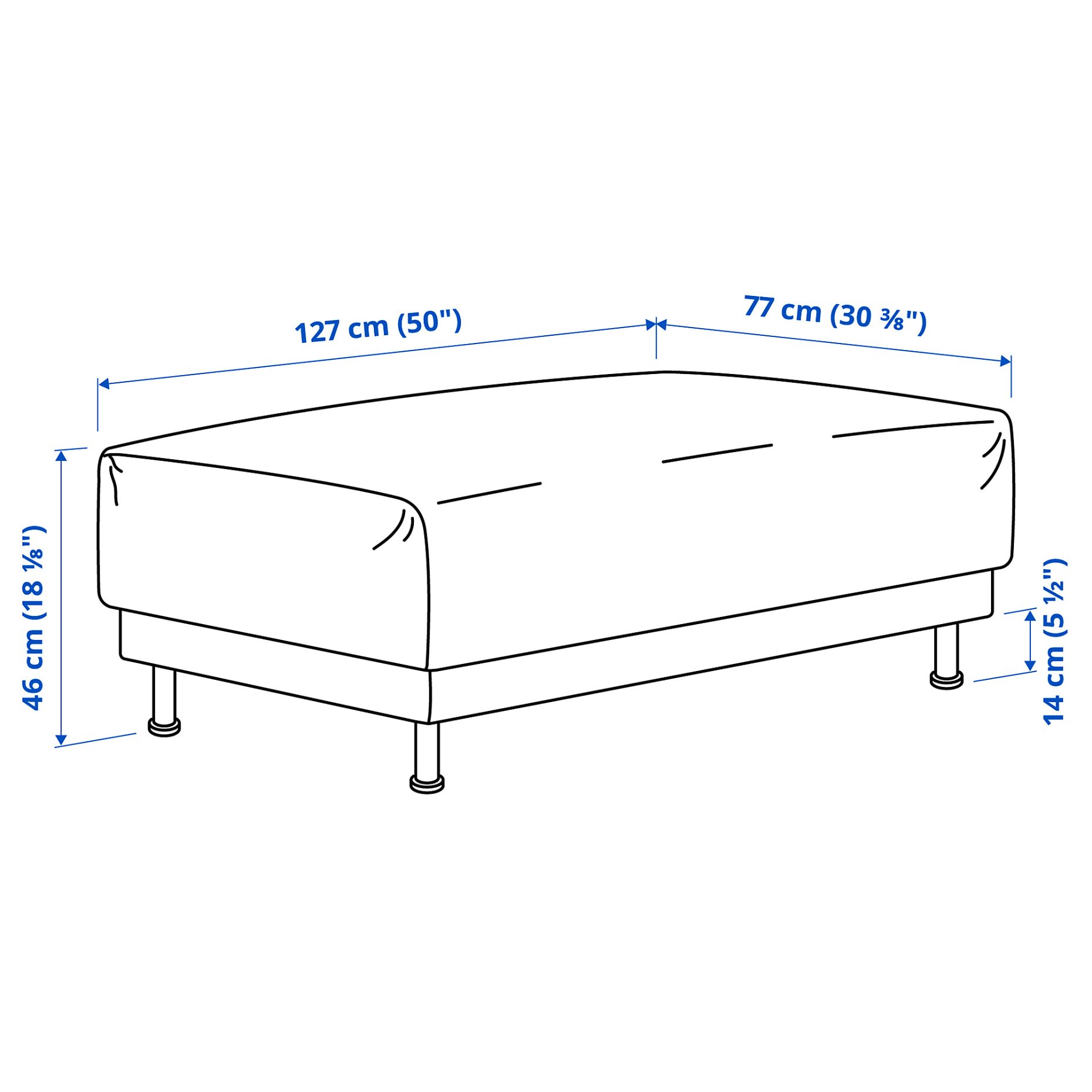 UPPÅKRA, footstool, 096.129.39