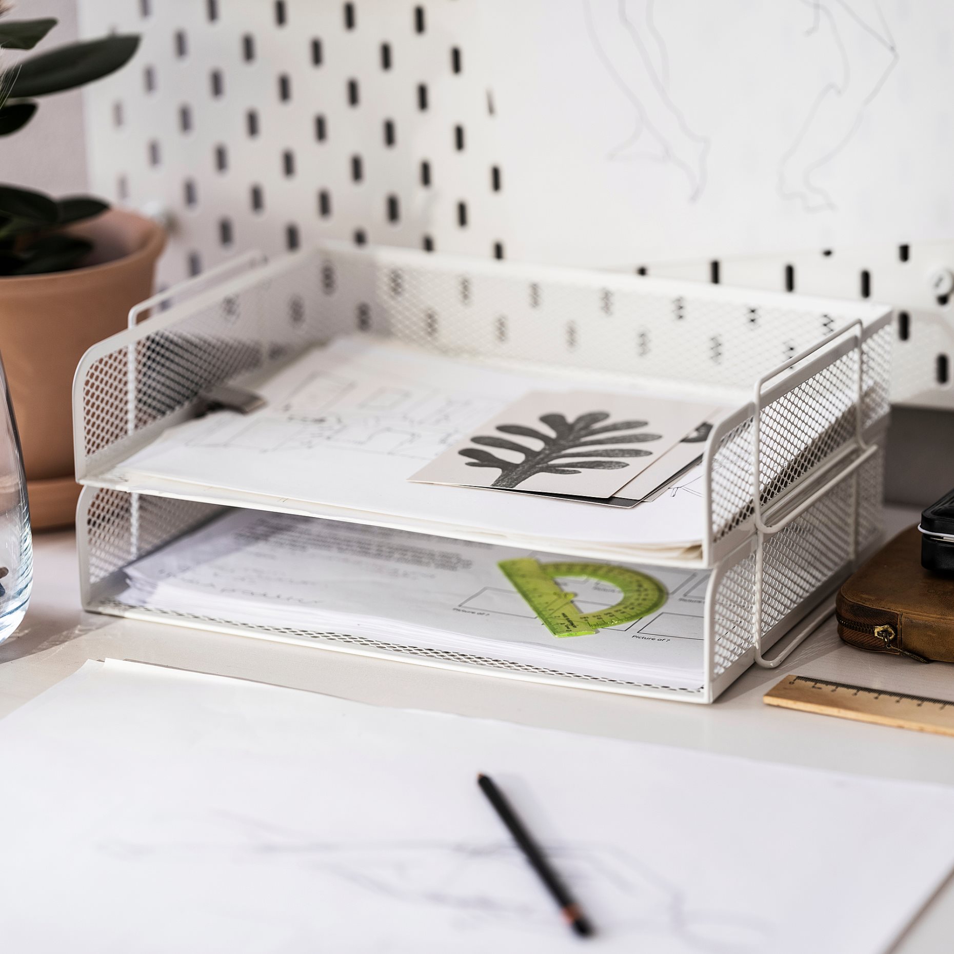 DRÖNJÖNS, θήκη για επιστολές, 2 τεμ., 104.287.18