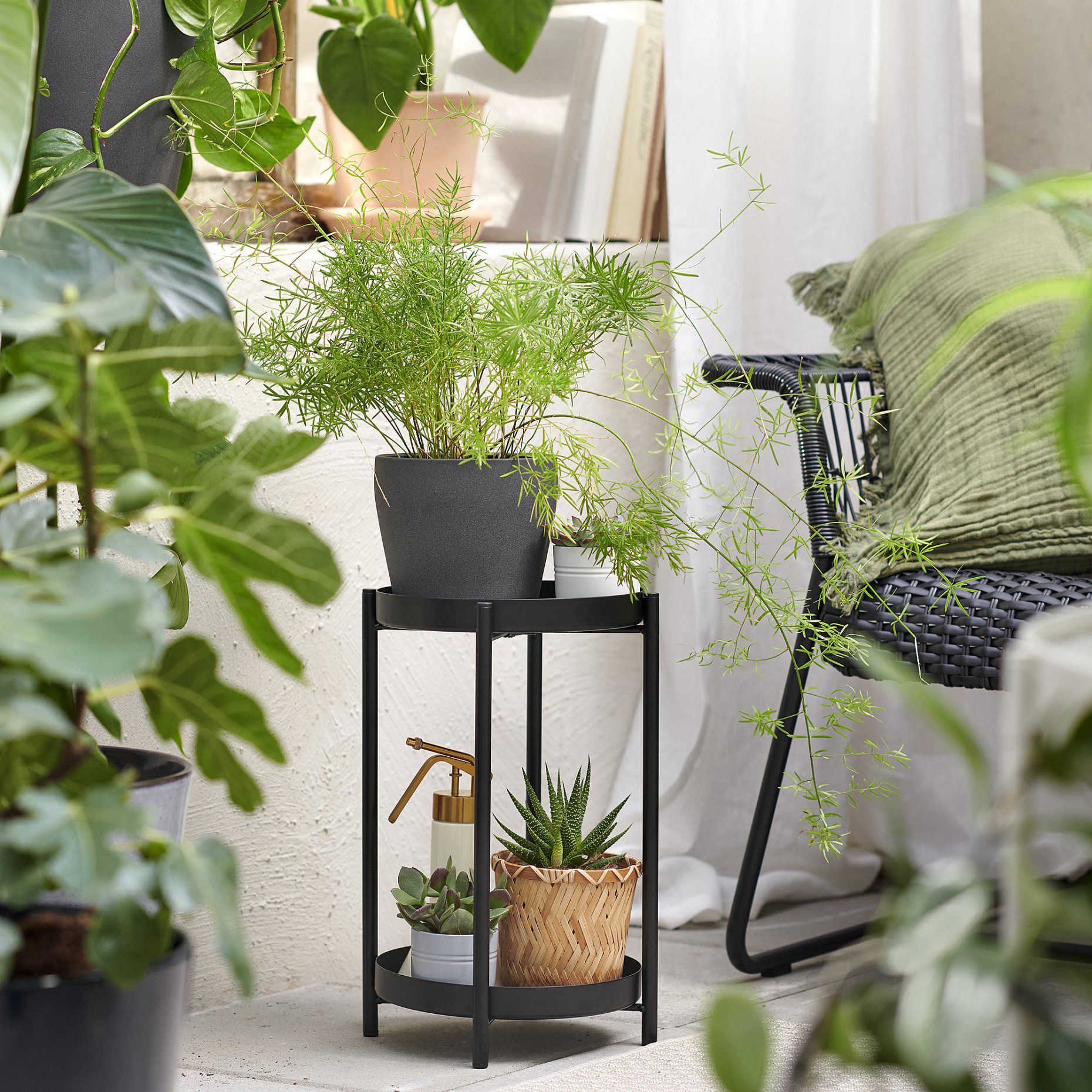 OLIVBLAD, plant stand in/outdoor, 35 cm, 104.866.52