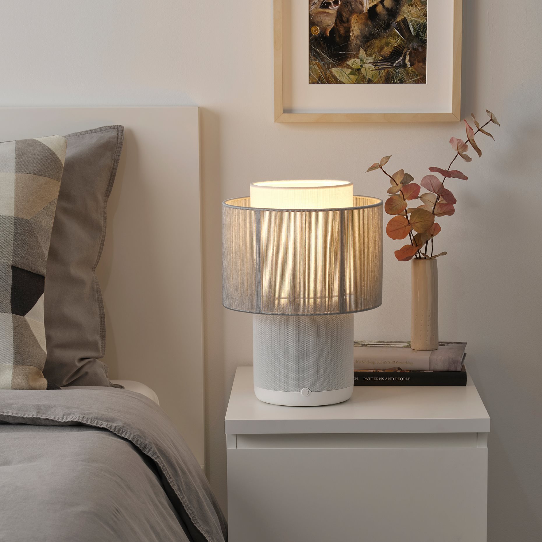 SYMFONISK, speaker lamp base with WiFi, 104.873.07