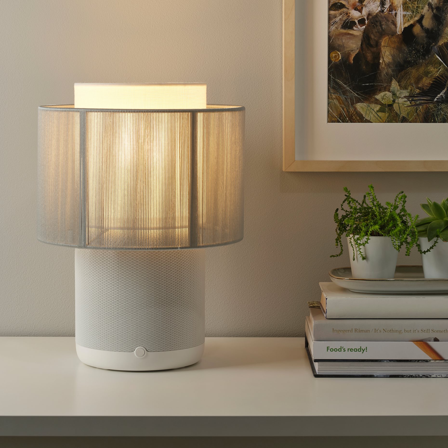 SYMFONISK, speaker lamp base with WiFi, 104.873.07