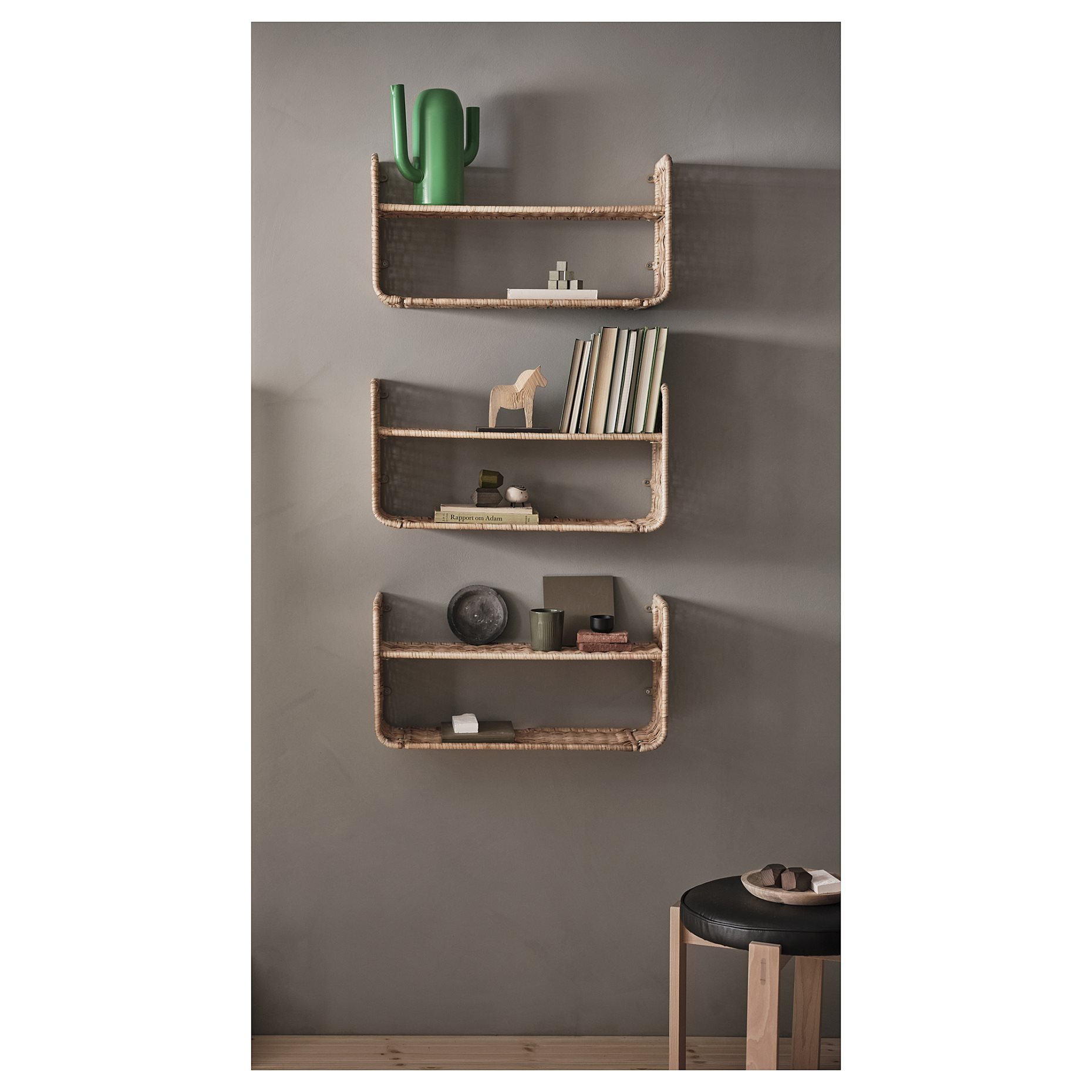 FRYKSAS, wall shelf, 60x20 cm, 105.493.48