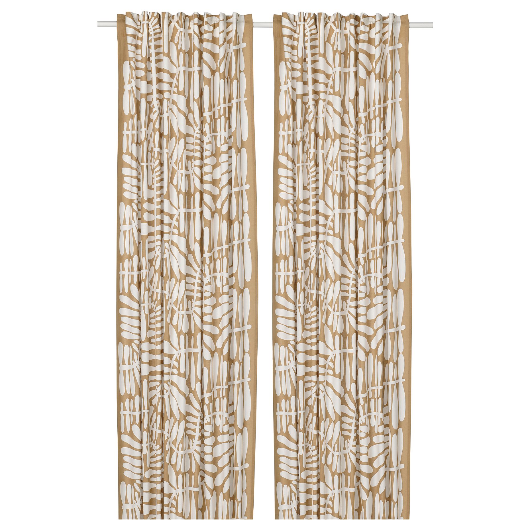 MAJSMOTT, curtains 1 pair, 145x300 cm, 105.565.03