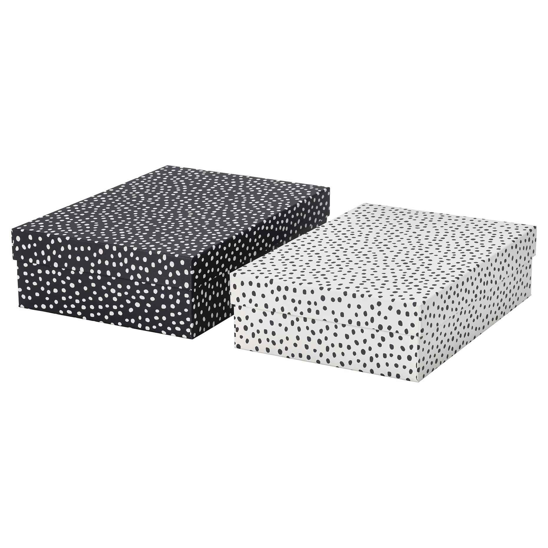RÄTTAREN, storage box with lid, set of 2, 105.979.85