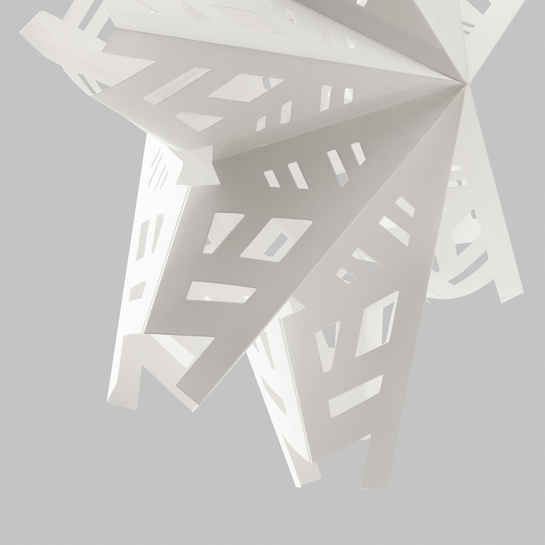 STRÅLA, lamp shade snowflake, 48 cm, 106.005.44