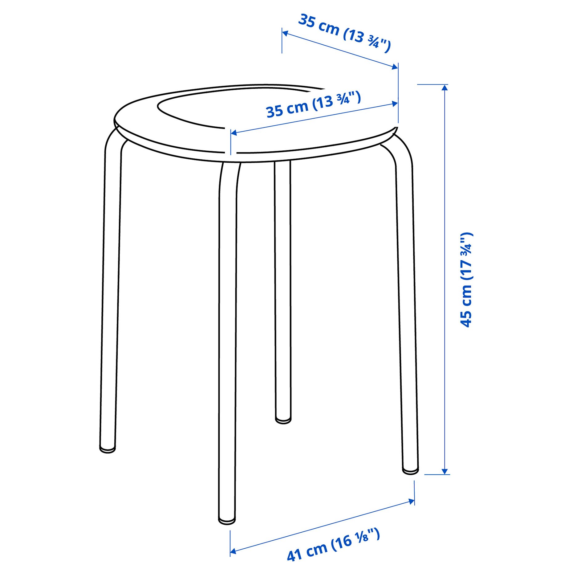 GULTARP, stool, 106.013.84