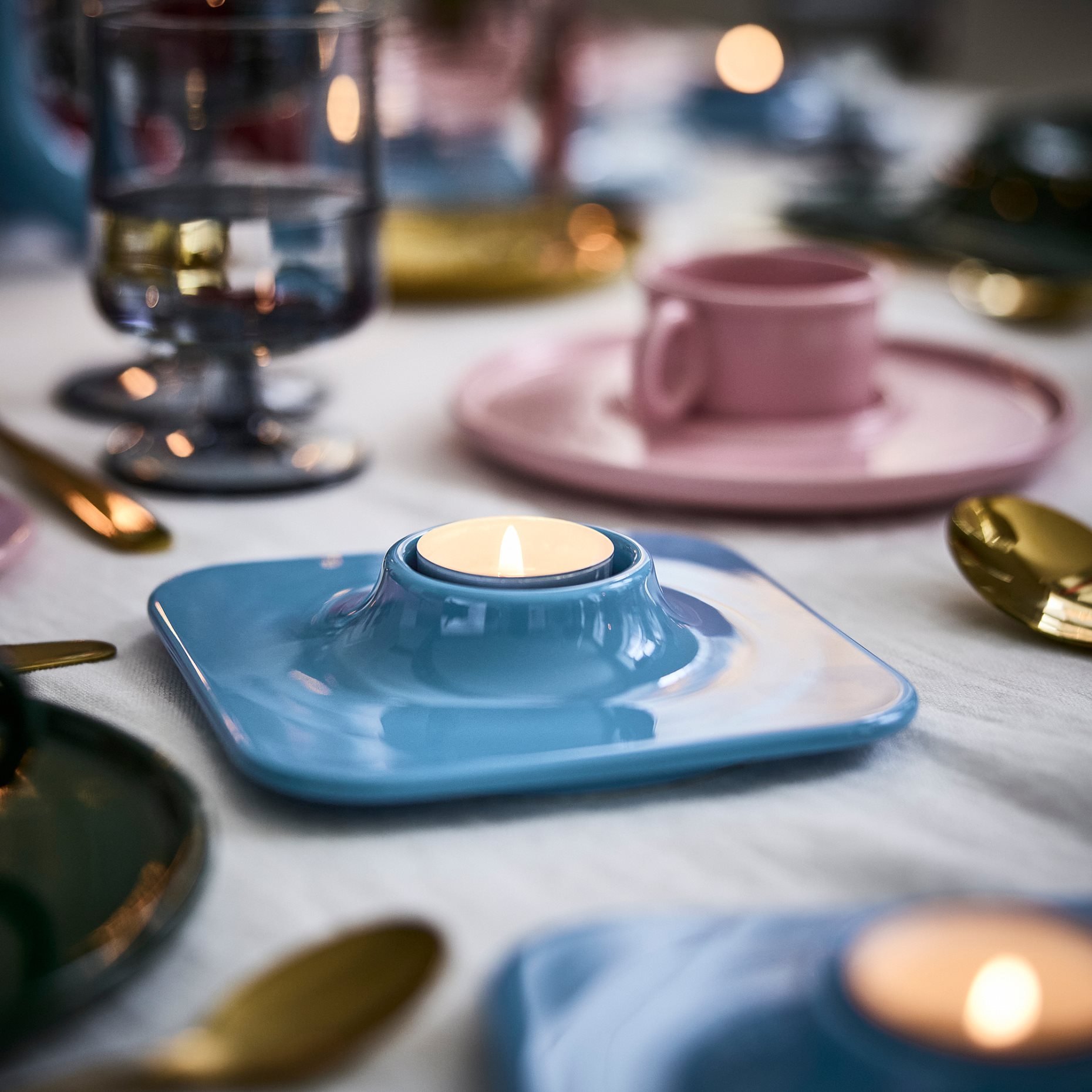 VINTERFINT, βάση κεριού, 3 cm, 106.044.91