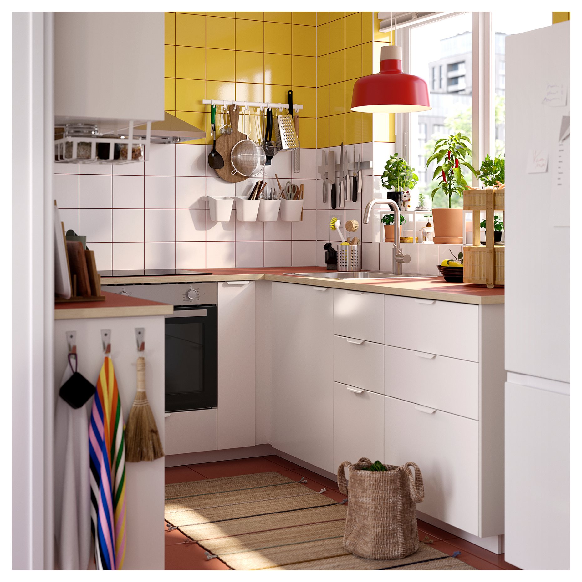 EKBACKEN, πάγκος κουζίνας, 246x2.8 cm, 106.090.64