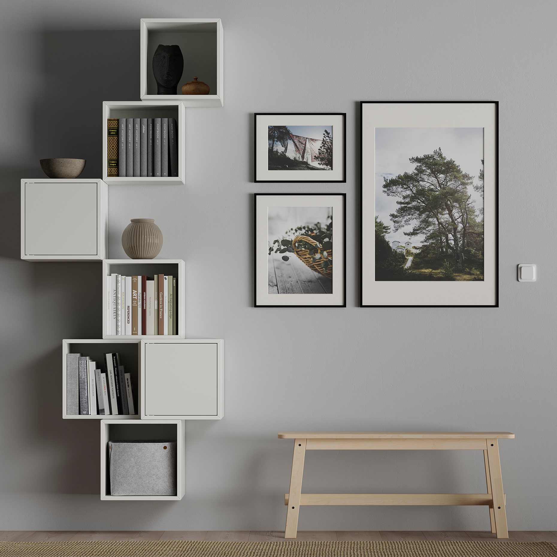 EKET, wall-mounted cabinet combination, 191.890.30