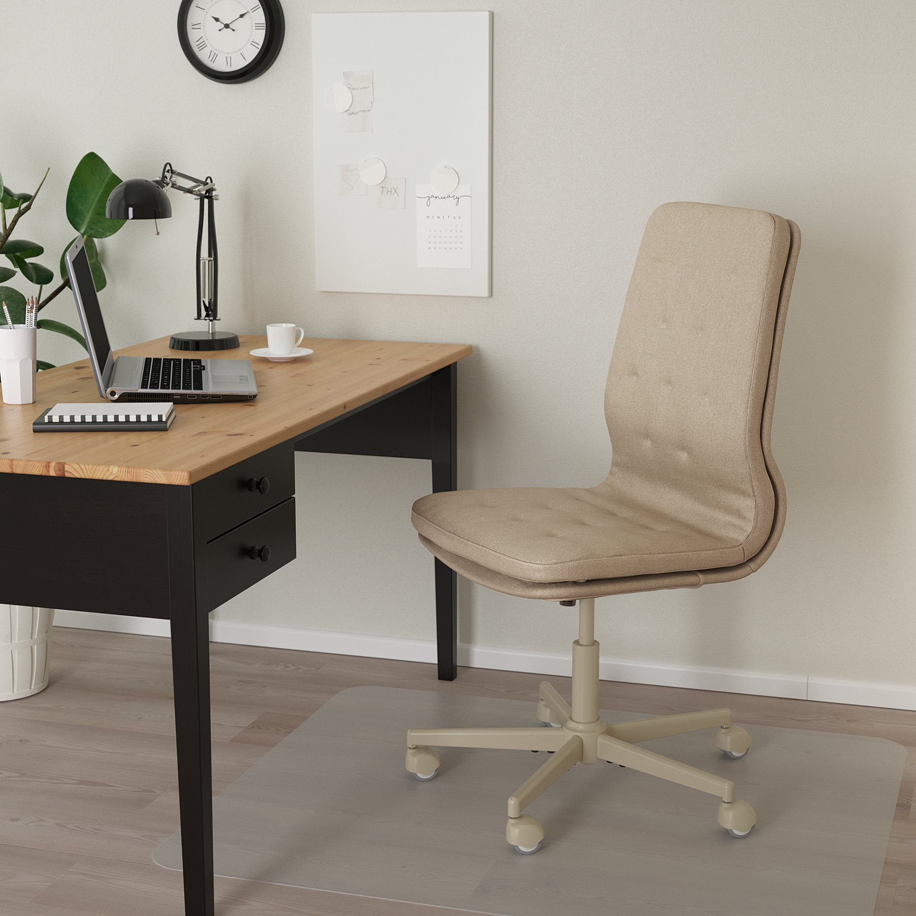 MULLFJÄLLET, conference chair with castors, 193.997.97