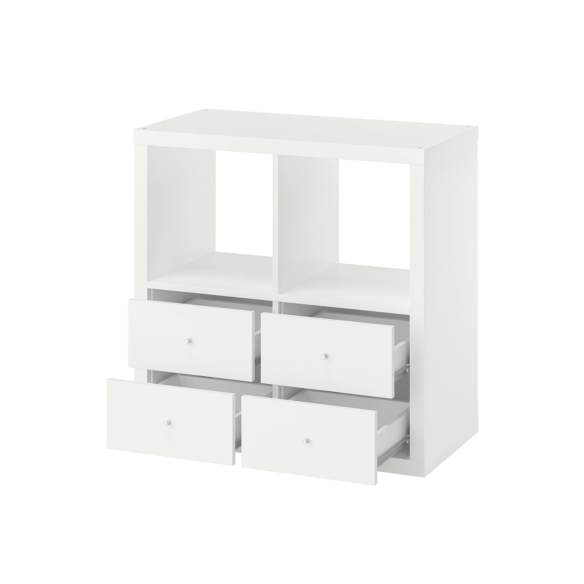 KALLAX, shelving unit with 4 drawers, 77x77 cm, 195.529.49