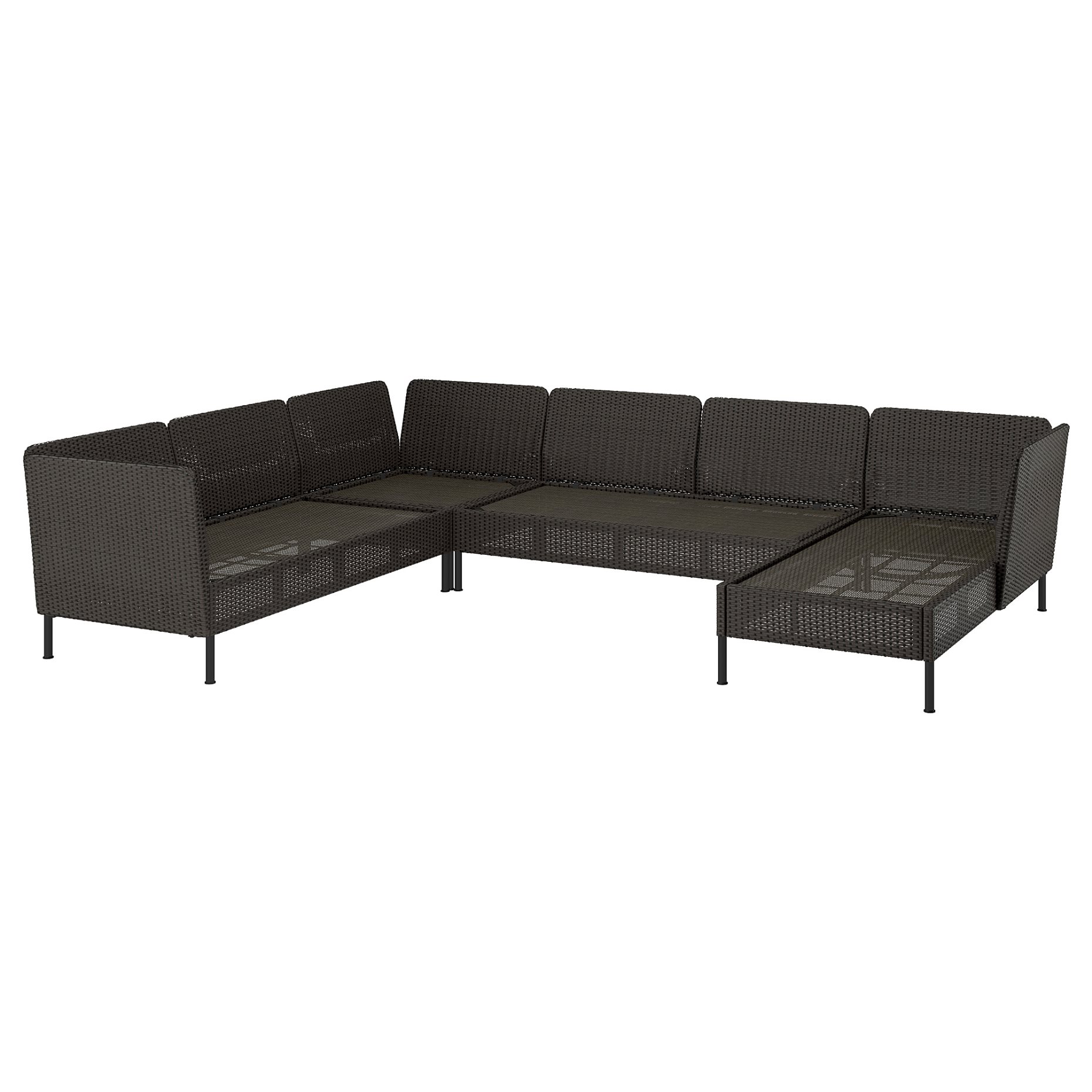 VITTSKÄR, 5-seat modular corner sofa, outdoor, 195.912.48