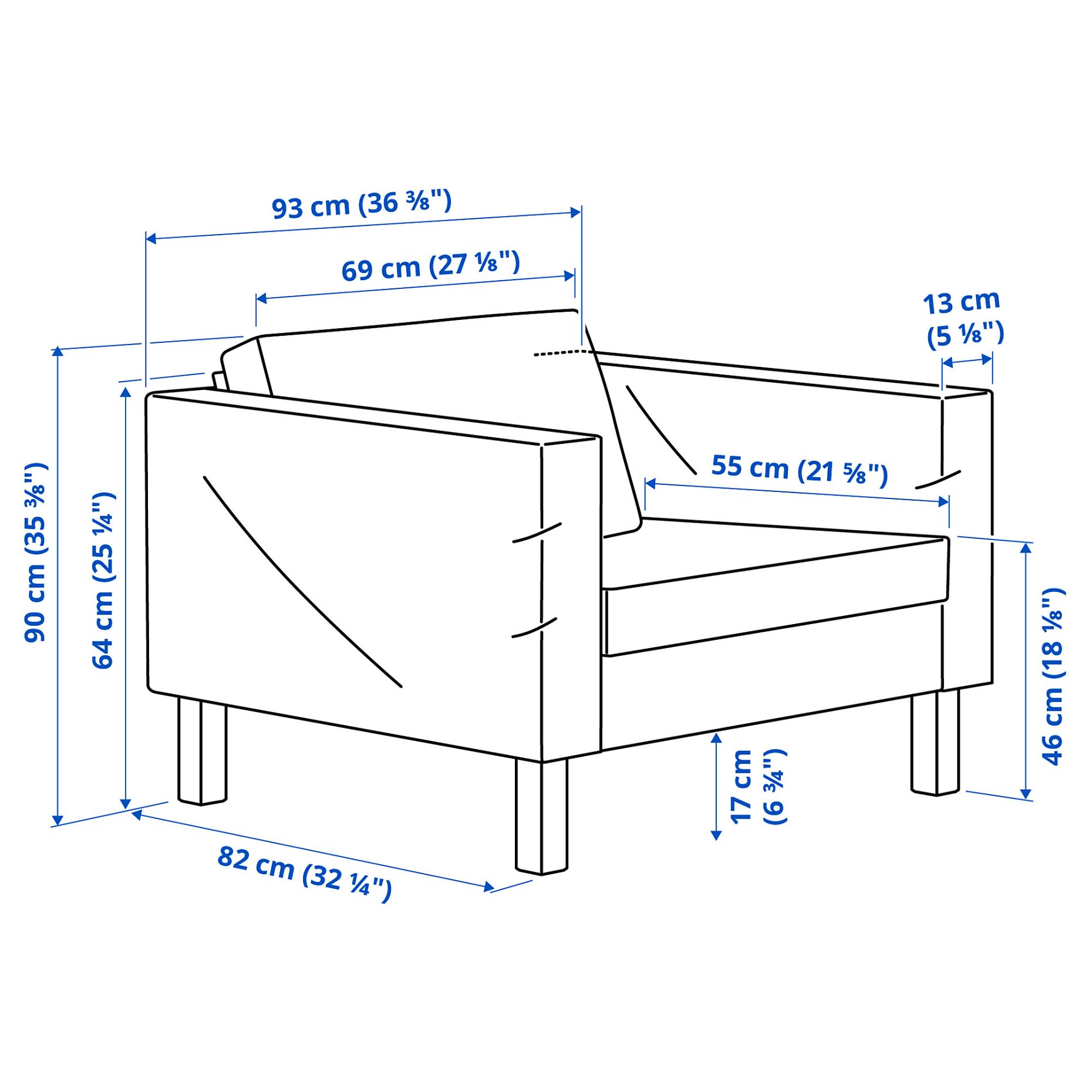 SALTSJÖBADEN, armchair, 195.995.79