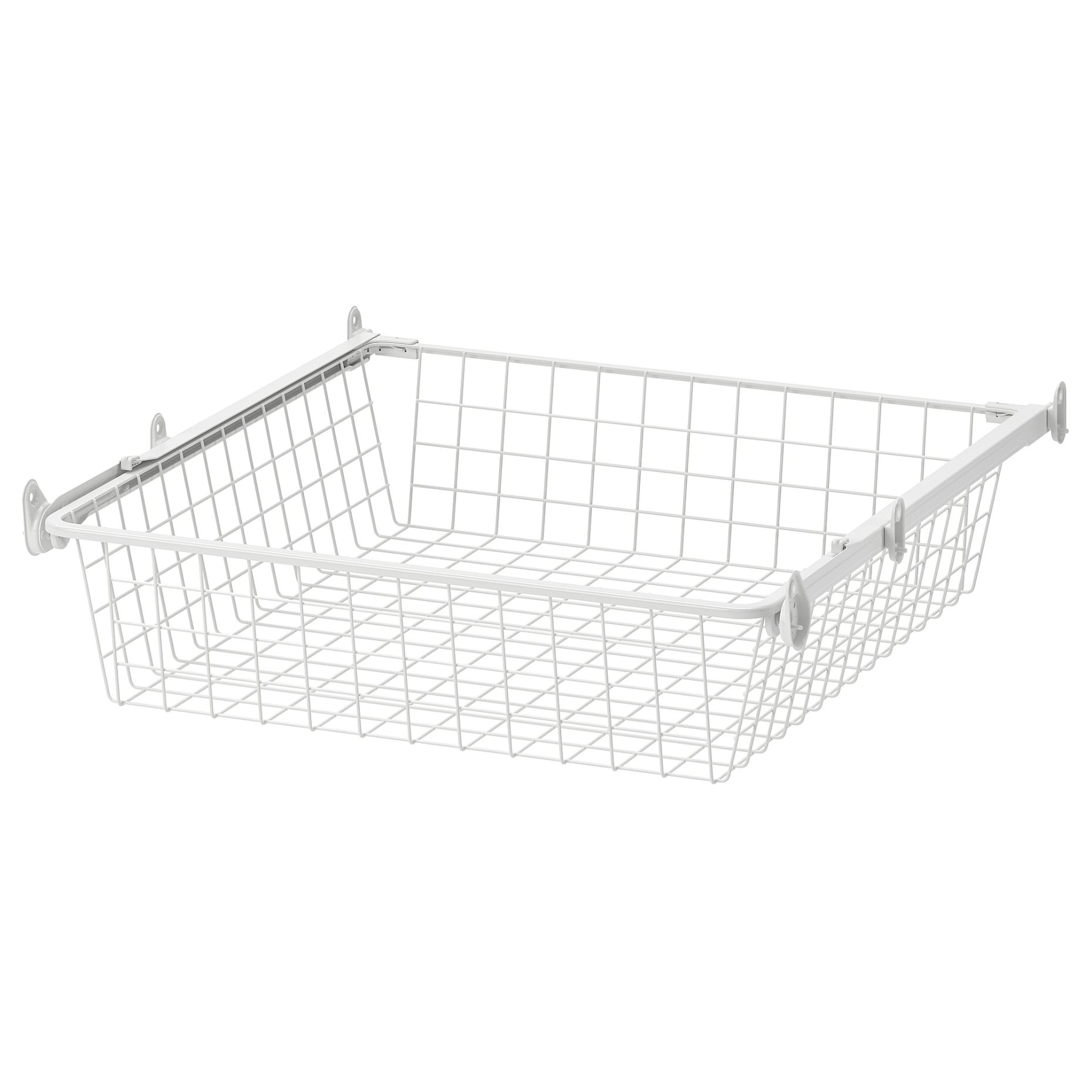 ALTARLIDEN, wire basket with pull-out rail, 60x62 cm, 196.039.58