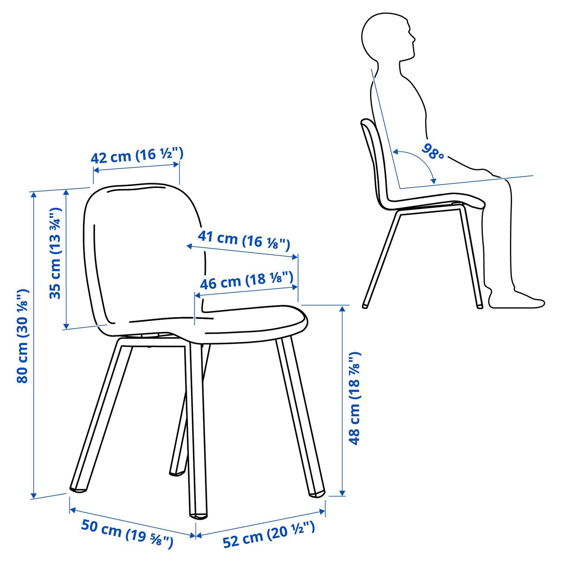 SKÅLSTA, τραπέζι και 4 καρέκλες, 140x80 cm, 196.089.94