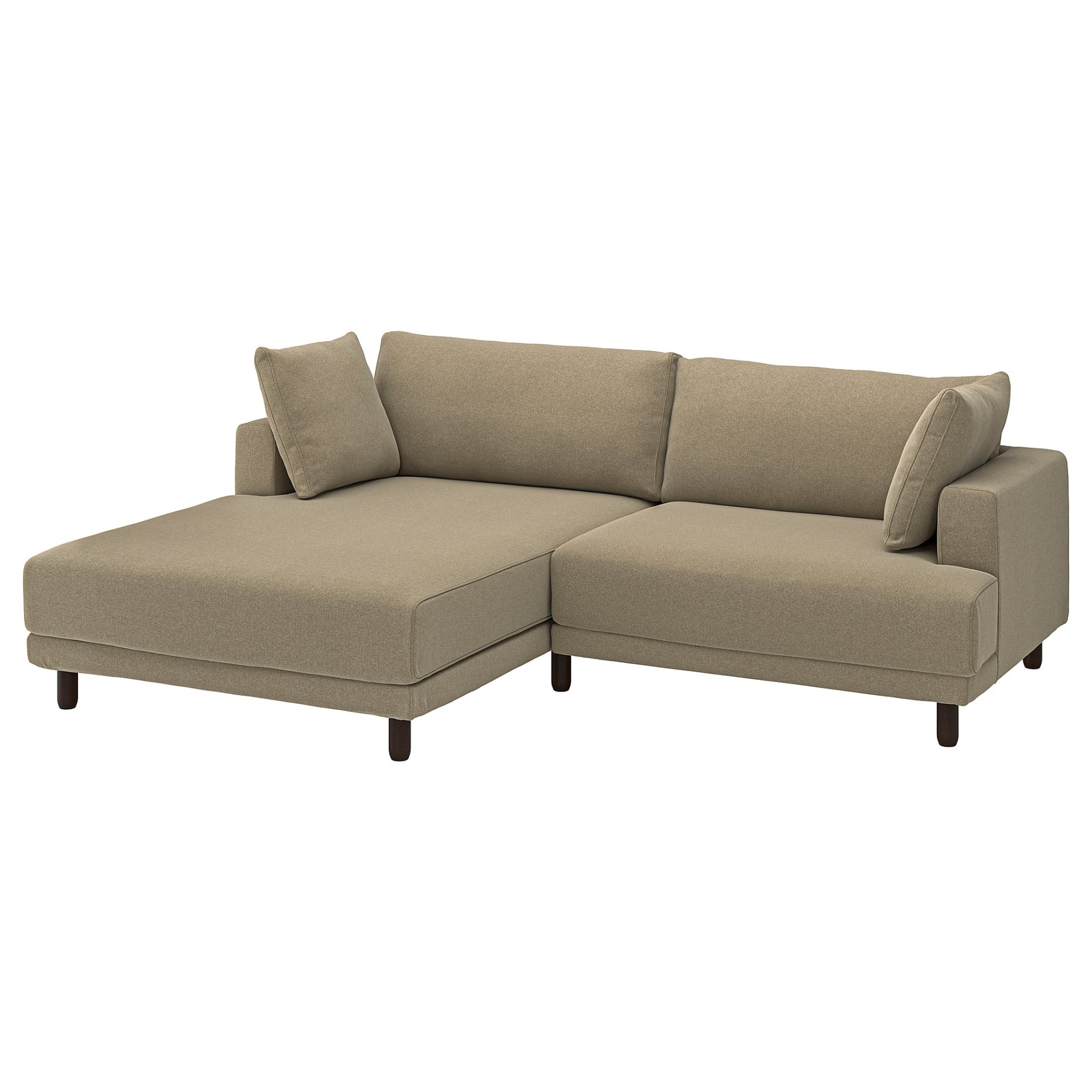 UPPÅKRA, 3-seat modular sofa with chaise longue, left, 196.140.56