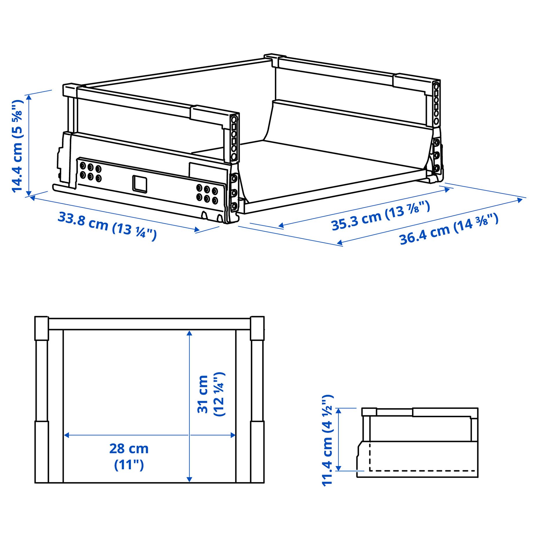 MAXIMERA, drawer, medium, 202.850.35