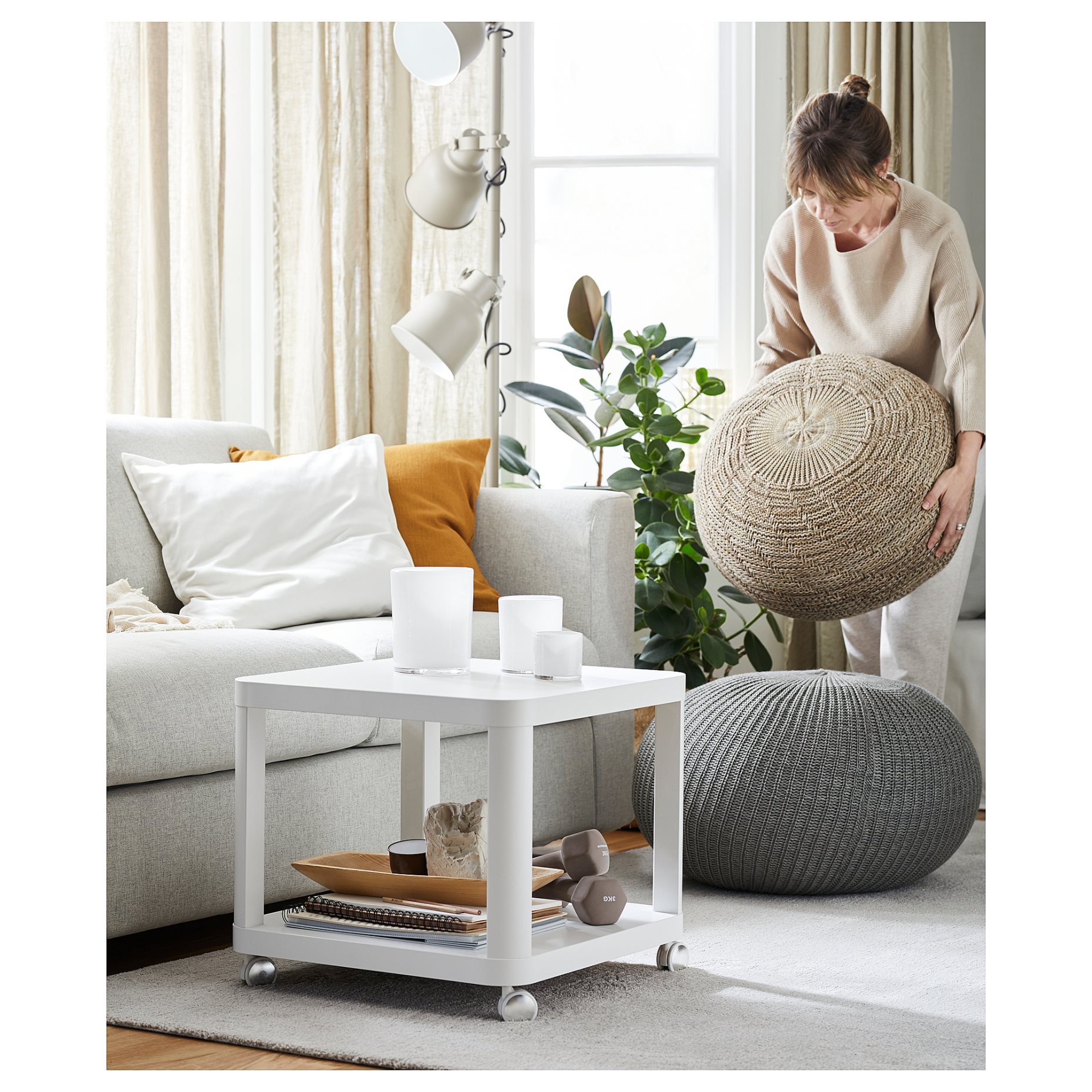 TINGBY, side table on castors, 202.959.30