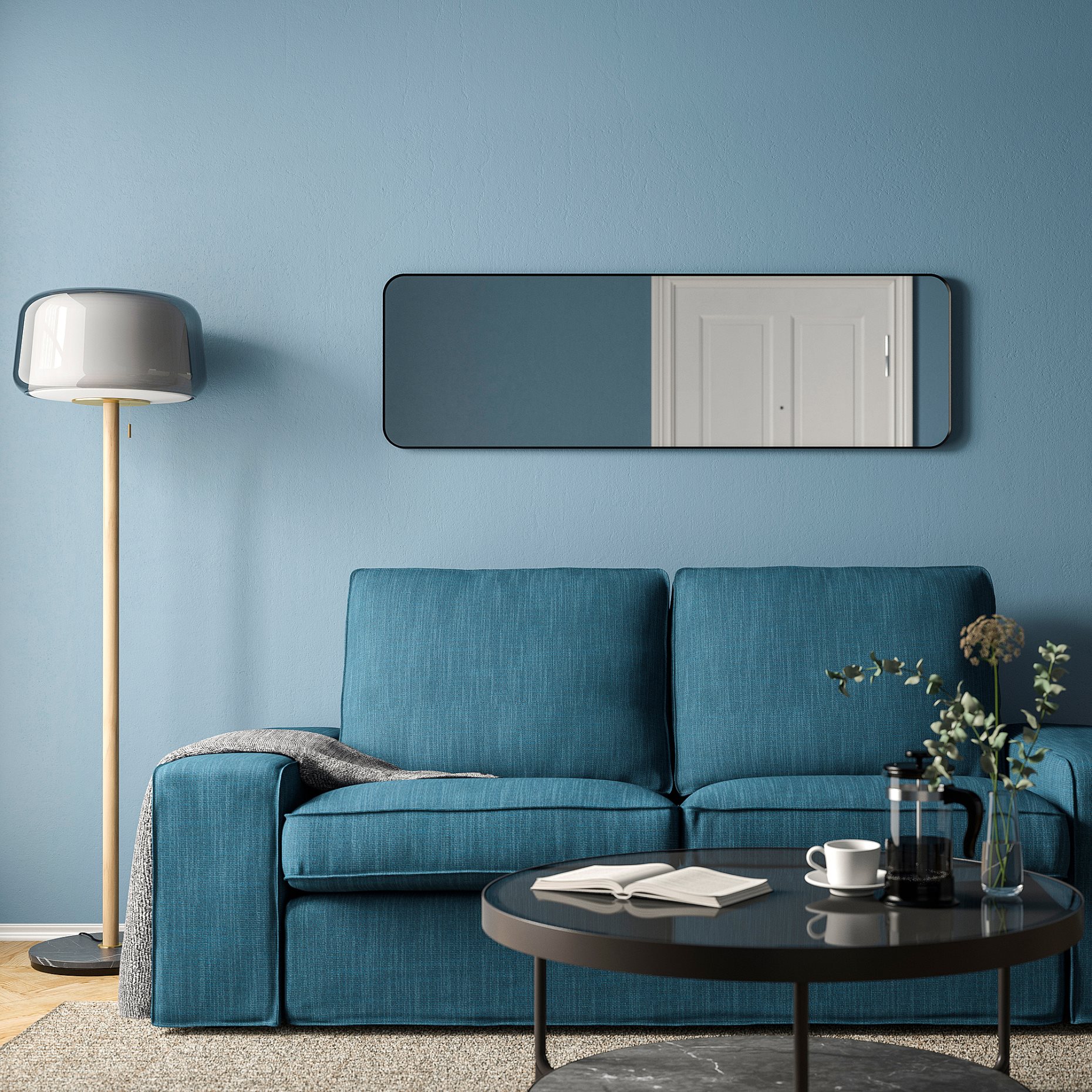 LINDBYN, mirror, 40x130 cm, 204.586.15