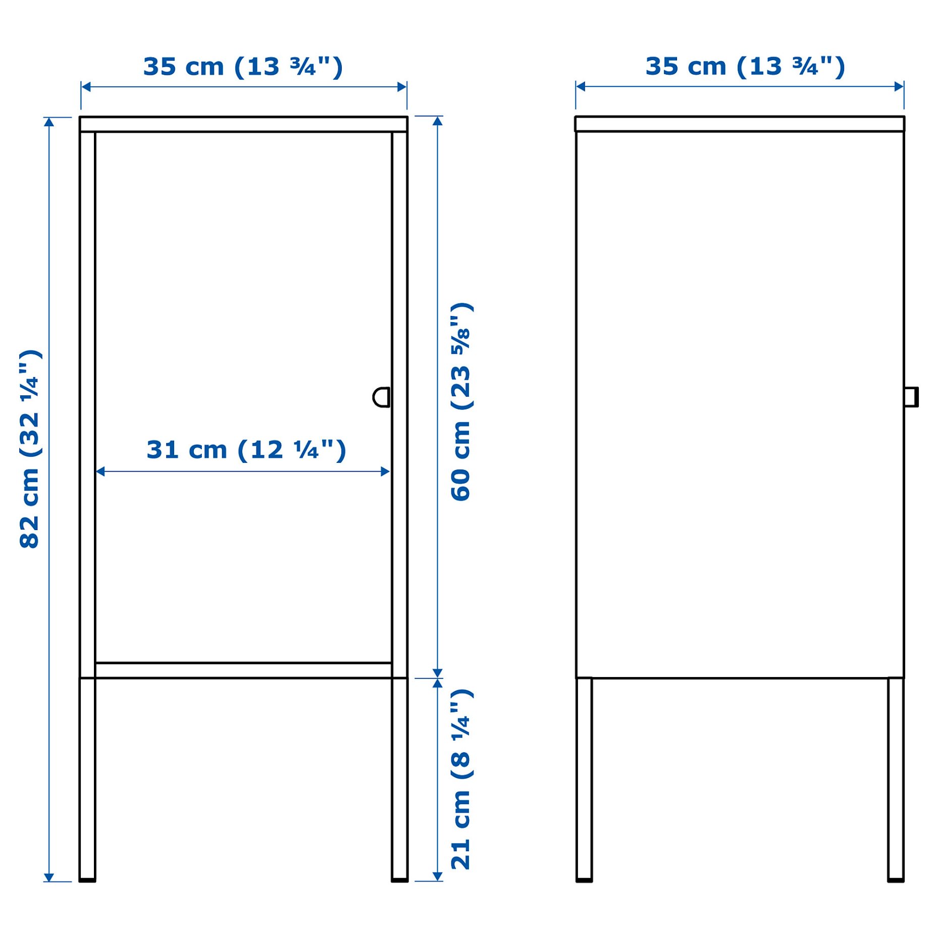 LIXHULT, cabinet, 35x60 cm, 204.765.20