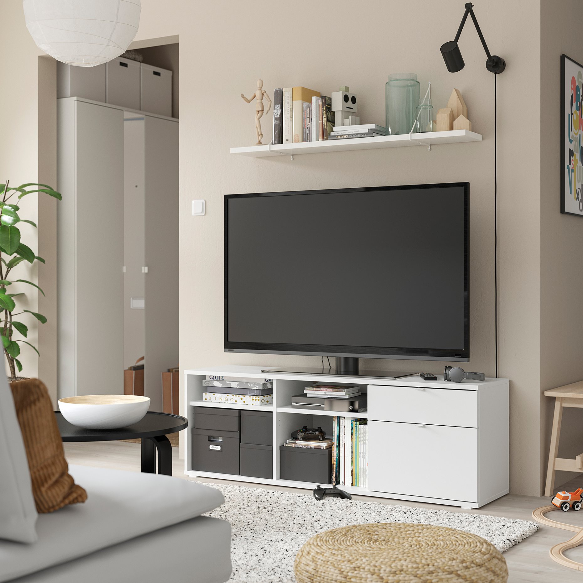 VIHALS, έπιπλο TV, 146x37x50 cm, 204.832.95
