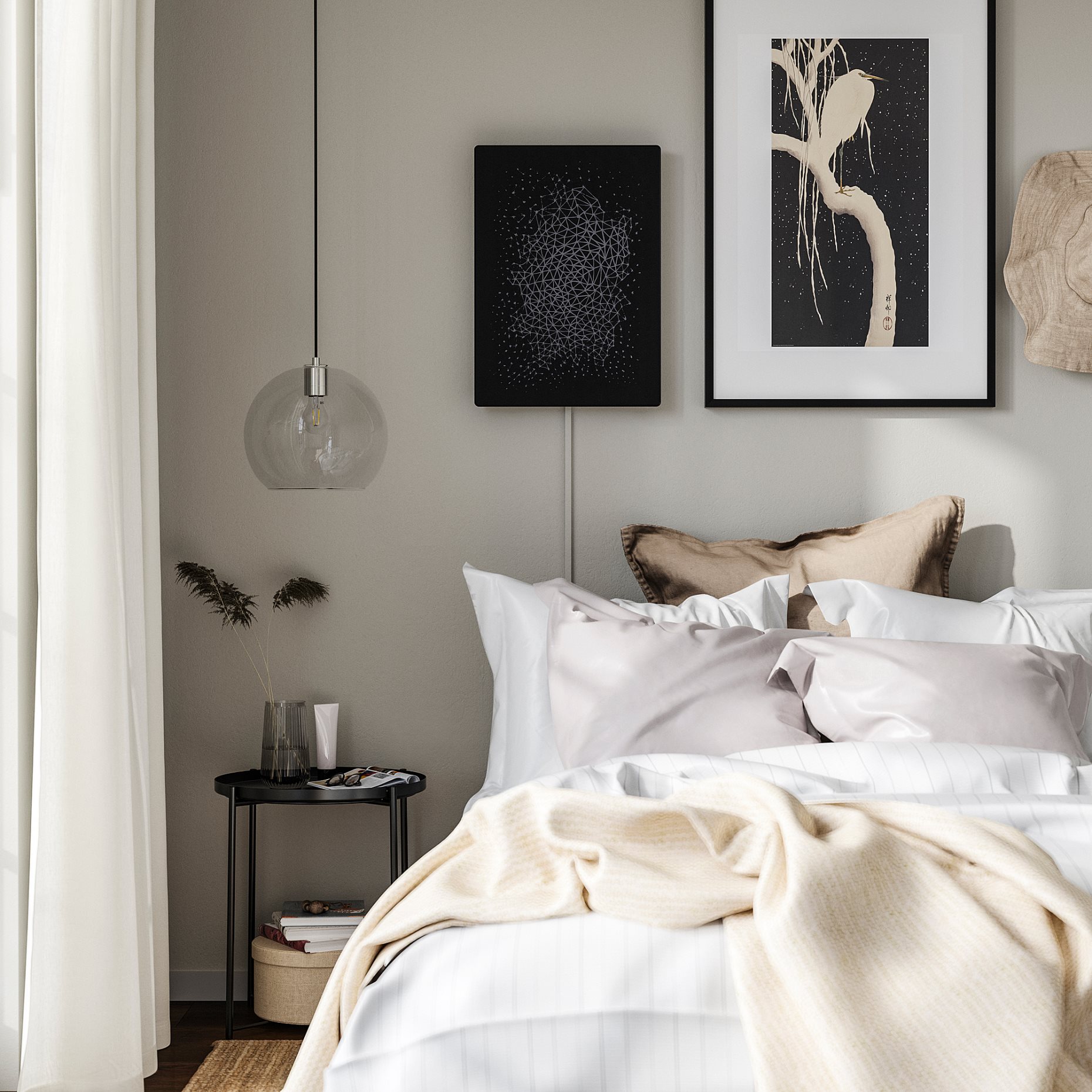 SYMFONISK, κορνίζα με ηχείο WiFi, 204.873.16