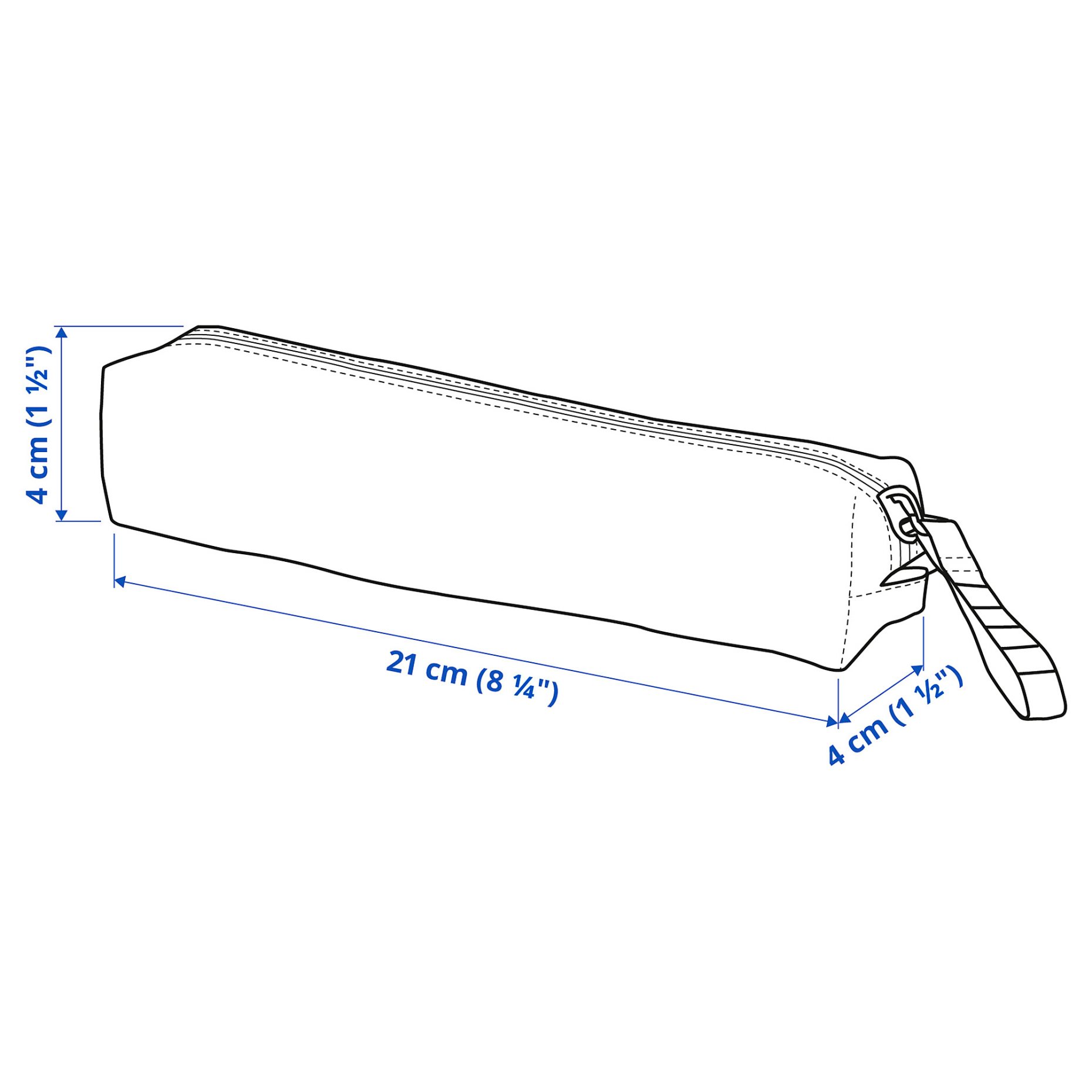 VÄRLDENS, accessory bag, 21x4x4 cm, 204.905.16