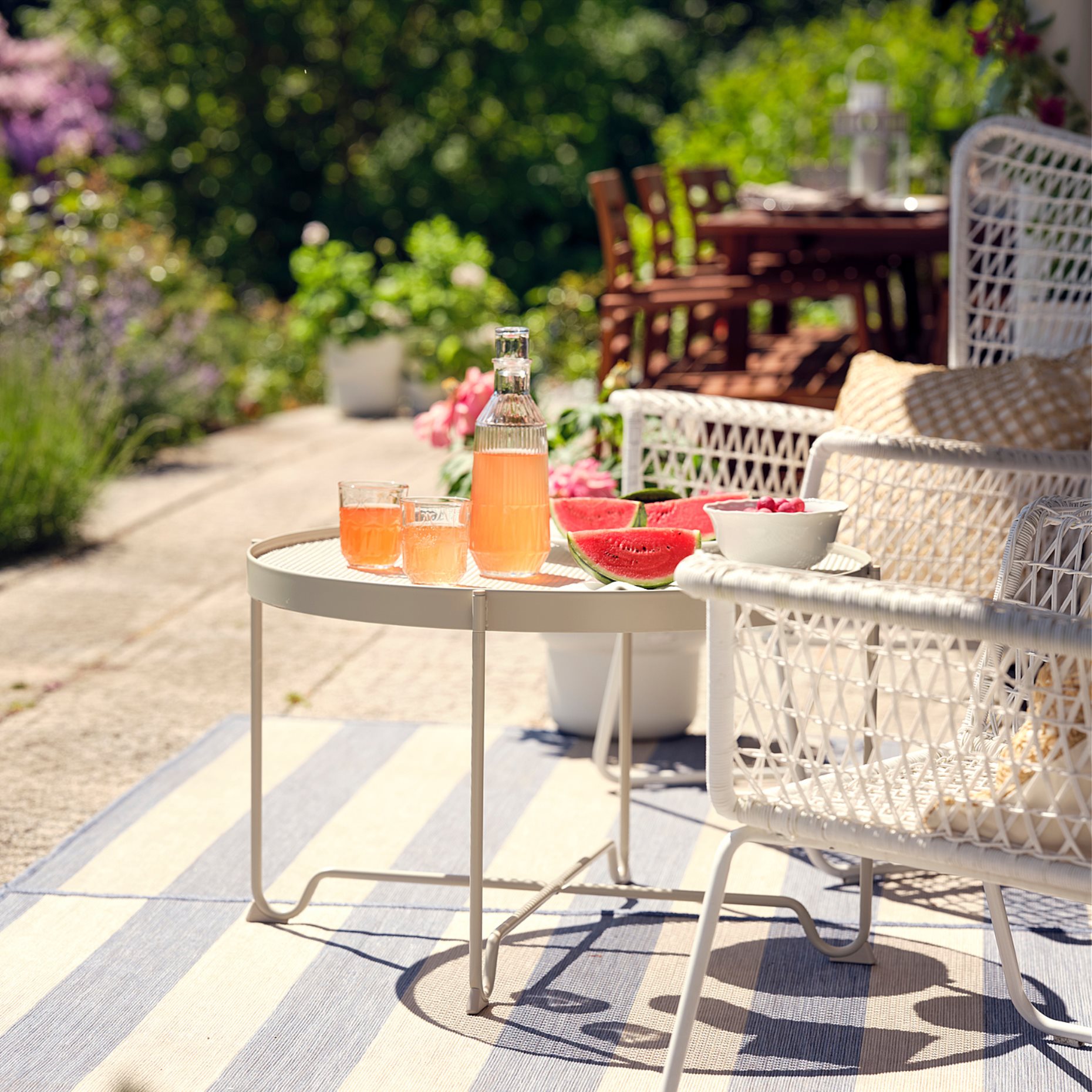 VRENSTED, χαλί χαμηλή πλέξη, εσωτερικού/εξωτερικού χώρου, 133x195 cm, 204.951.99