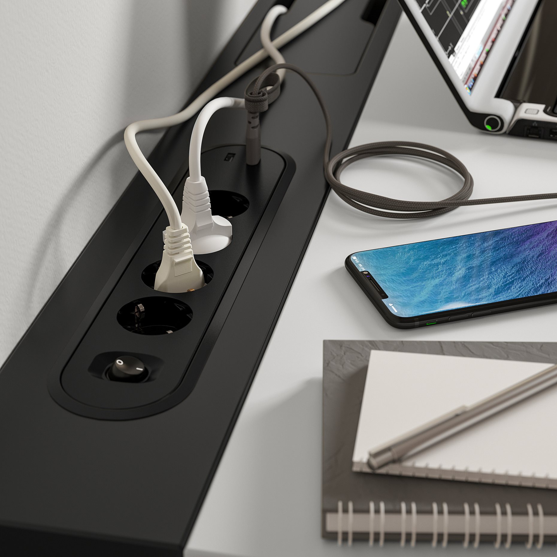 MITTZON, μονάδα πρίζας, 160x12 cm, 205.312.58