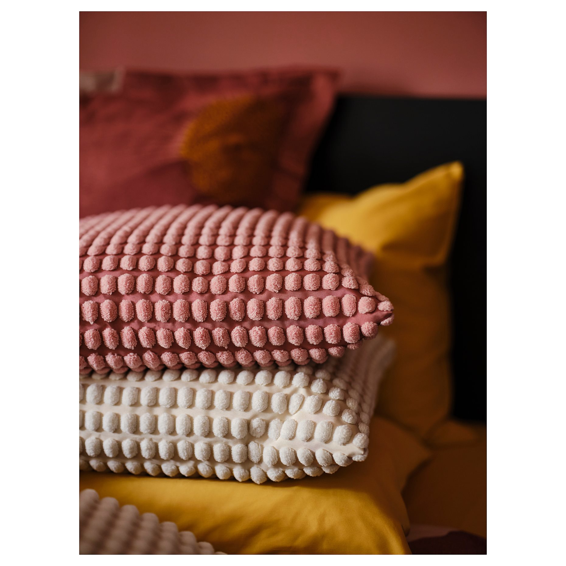 SVARTPOPPEL, cushion cover, 50x50 cm, 205.429.97