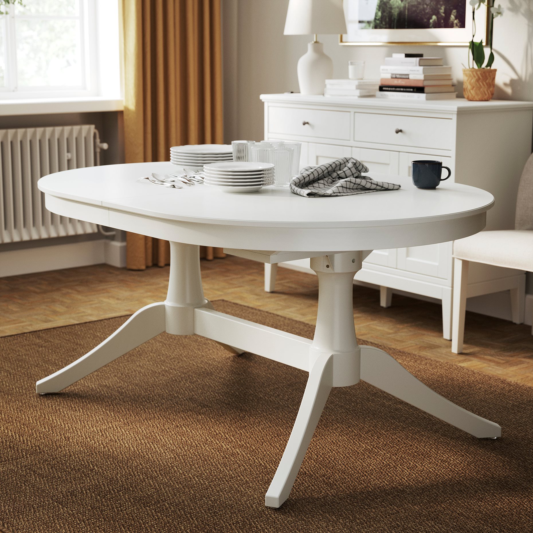 ROSENTORP, extendable table, 160/215x110 cm, 205.682.56