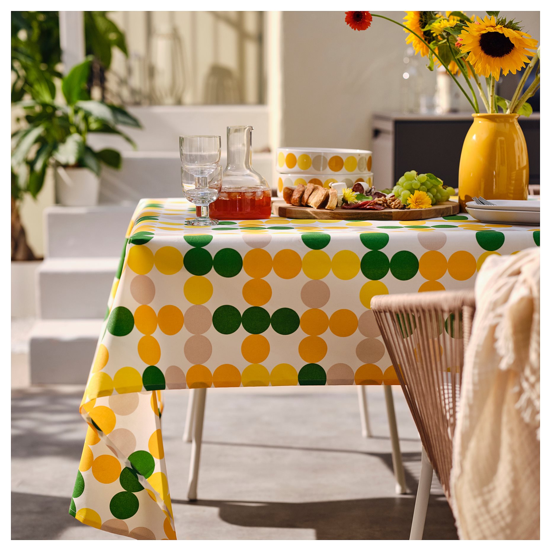 BROGGAN, tablecloth/wipeable, 145x240 cm, 205.707.11
