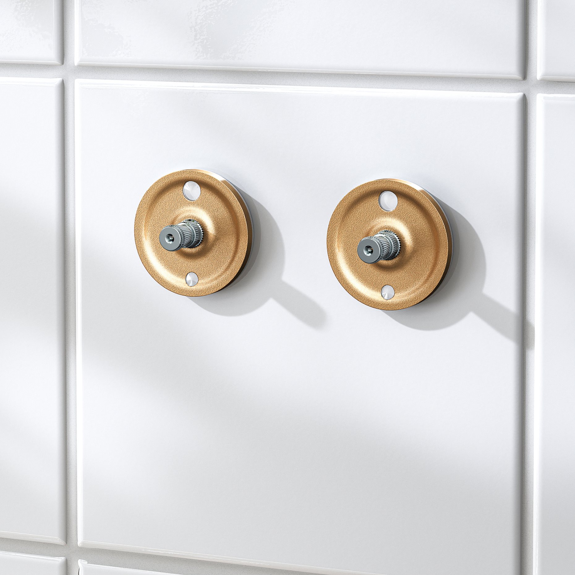 KROKSJÖN, adhesive wall mounting kit, 2 pack, 205.830.87