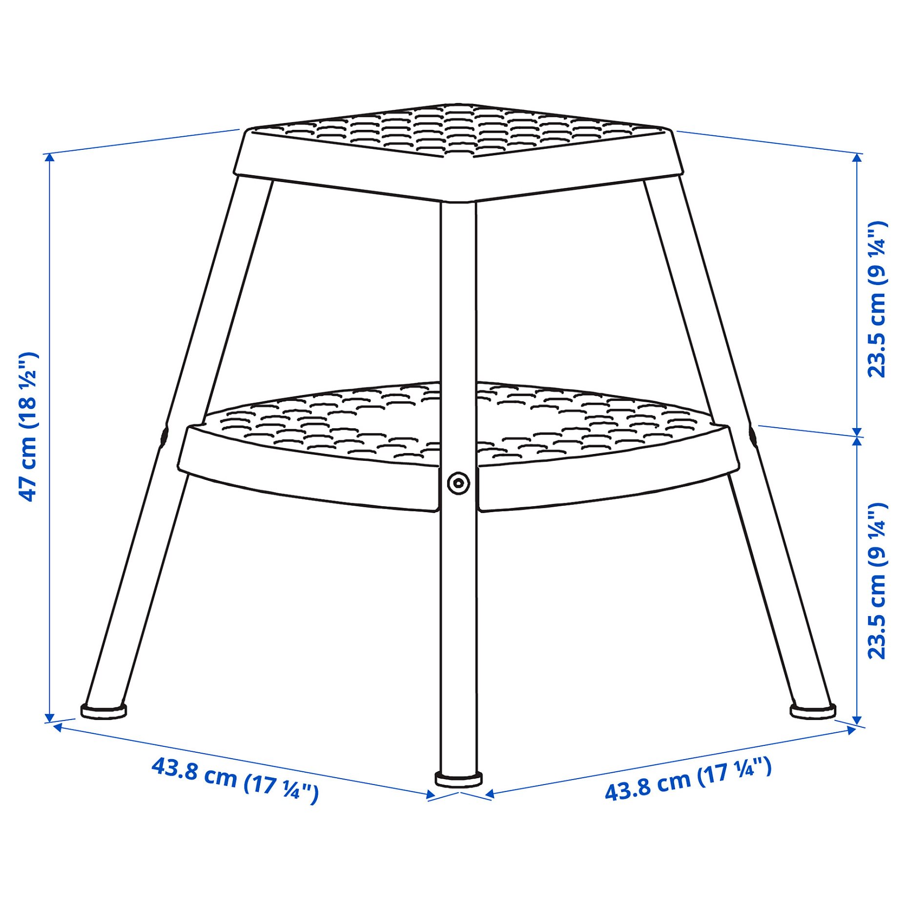 HADDARP, step stool, 4-way, 206.007.08