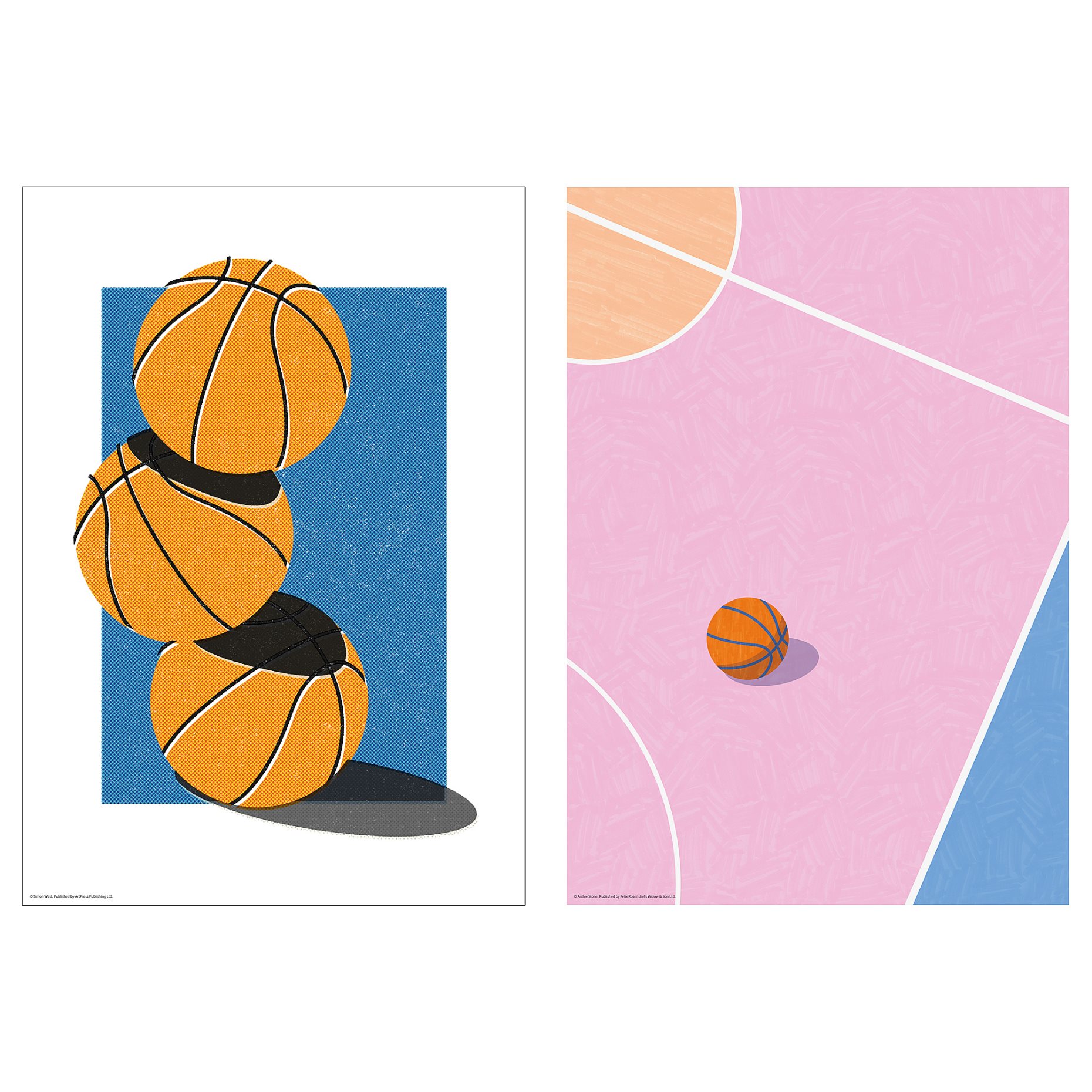 BILD, poster/basketball match/2 pack, 21x30 cm, 206.019.58