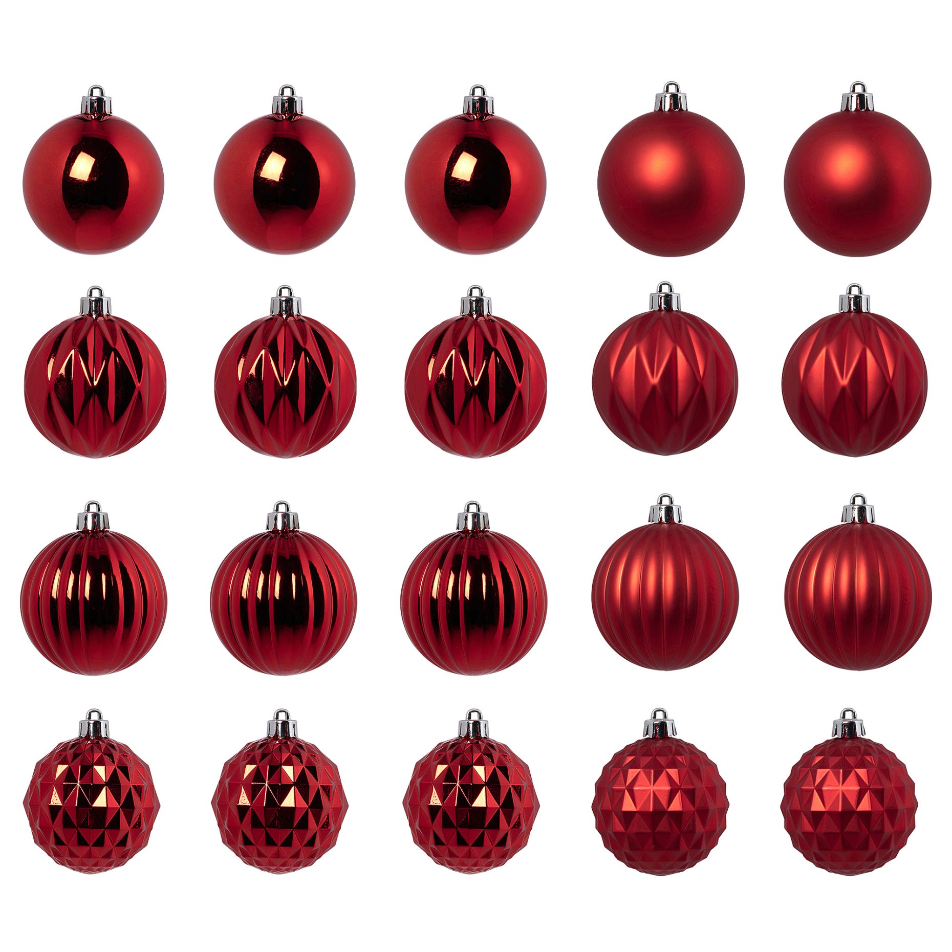 VINTERFINT, tree ornament set of 20, 7 cm, 206.045.08