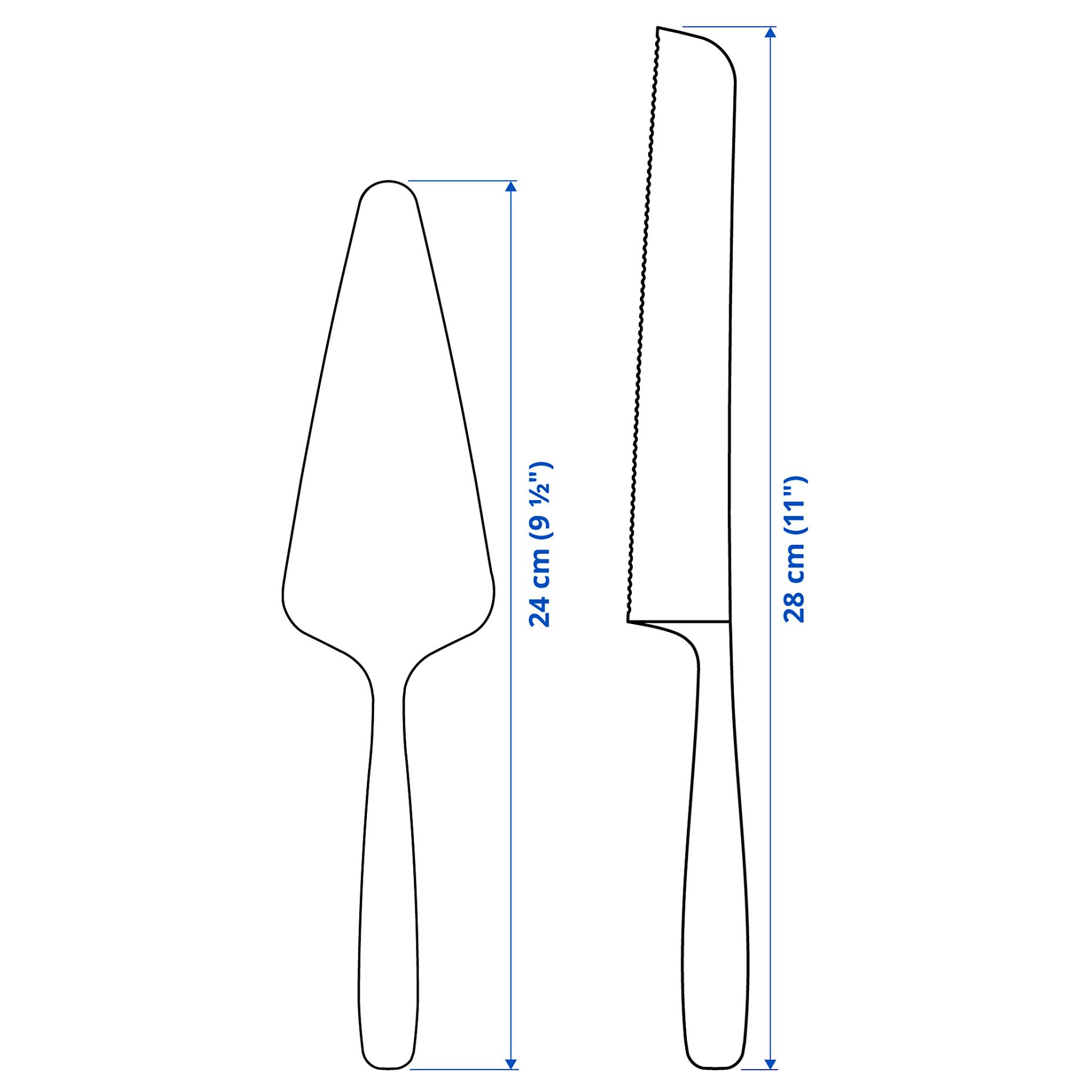 TILLAGD, 2-piece serving set, 206.059.61
