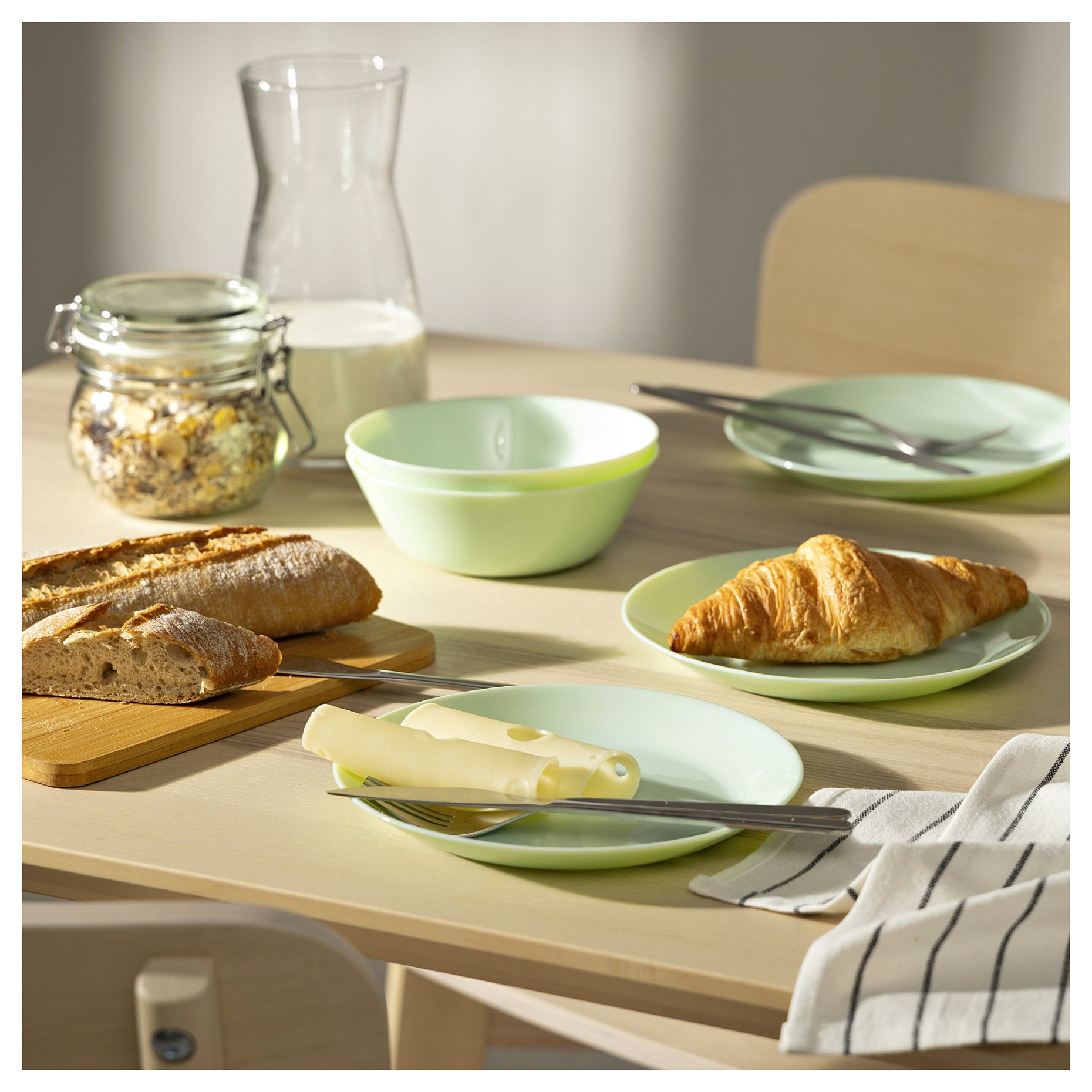 OFTAST, side plate, 19 cm, 206.082.62