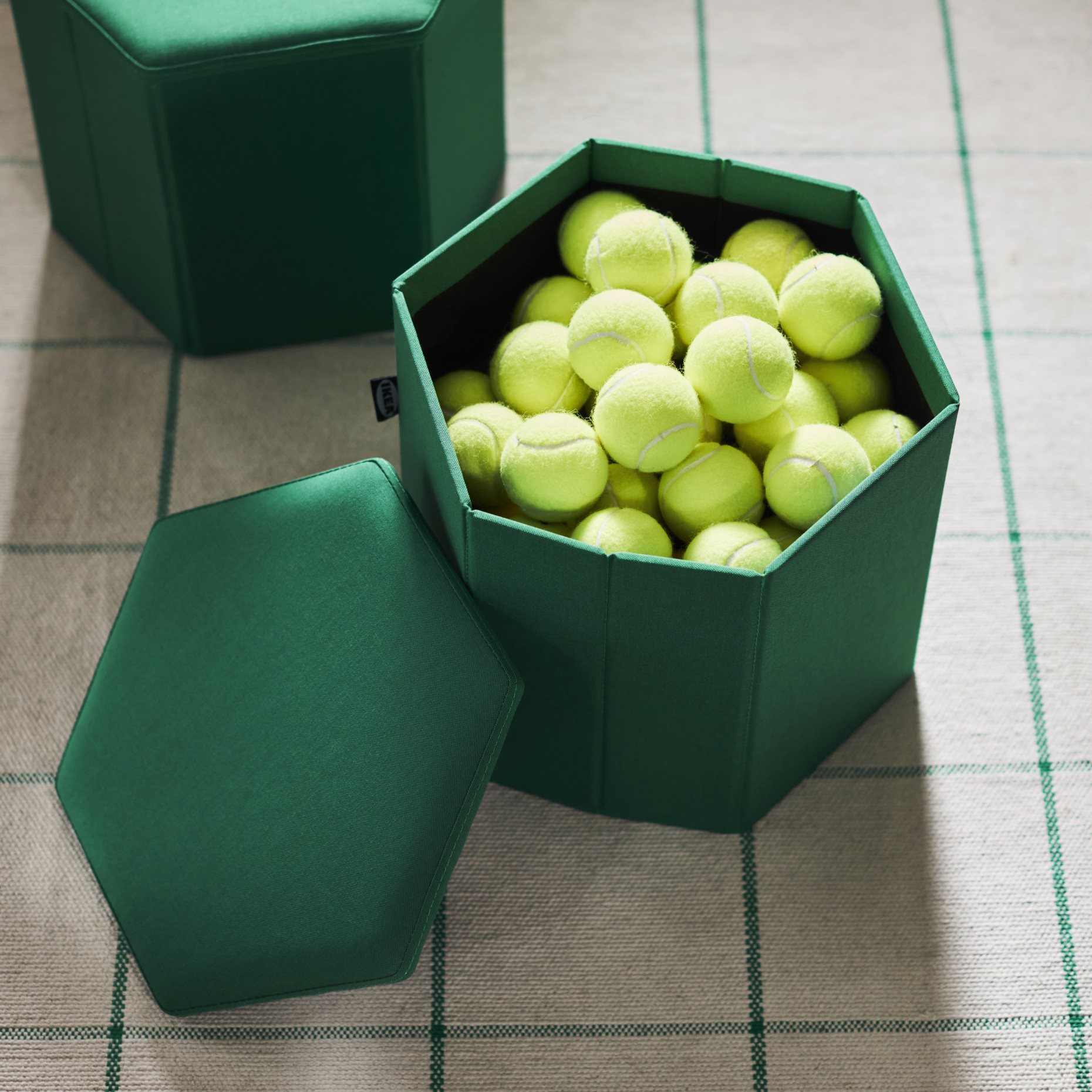 KJUGE, pouffe with storage, 206.296.84