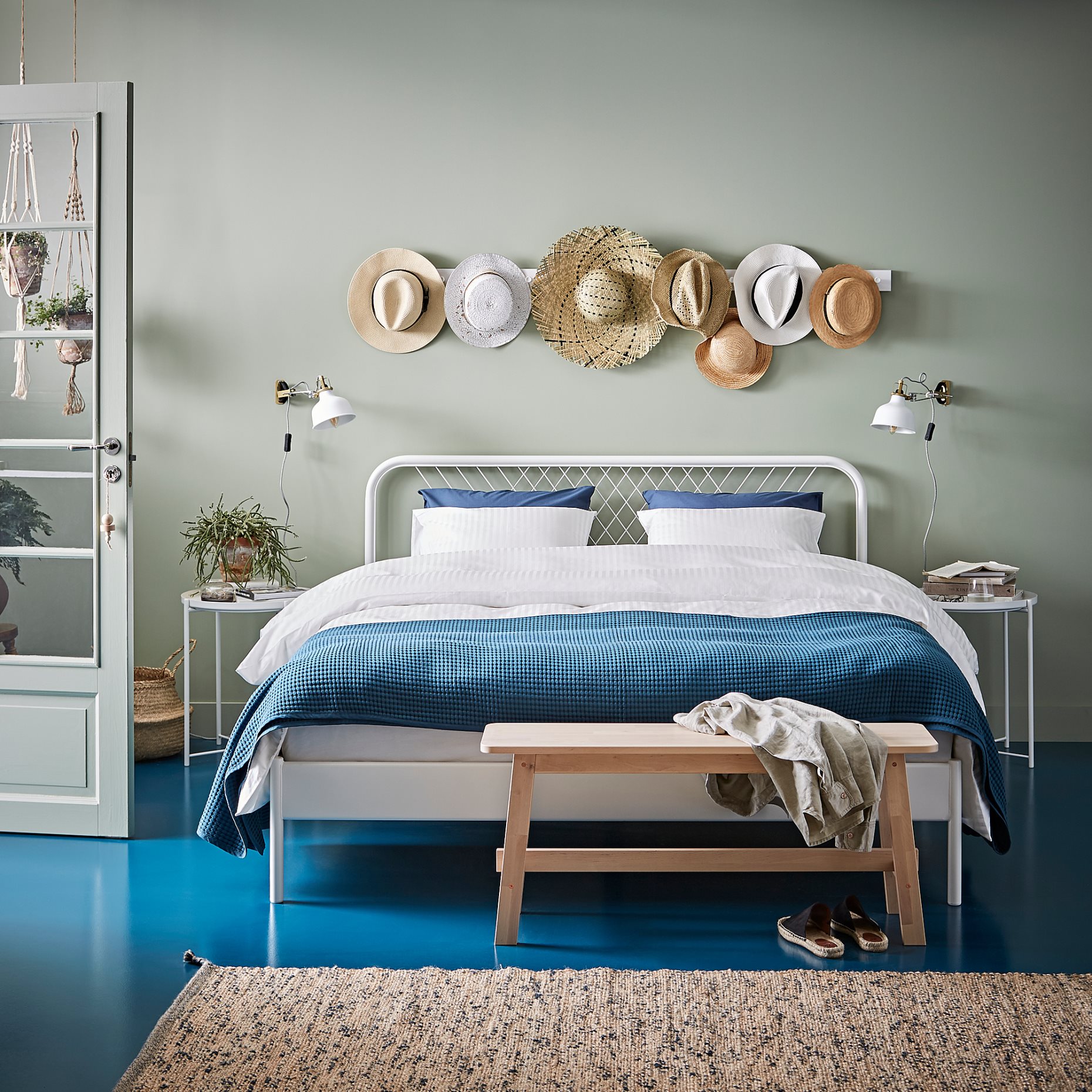 NESTTUN, bed frame, 140X200 cm, 291.580.47