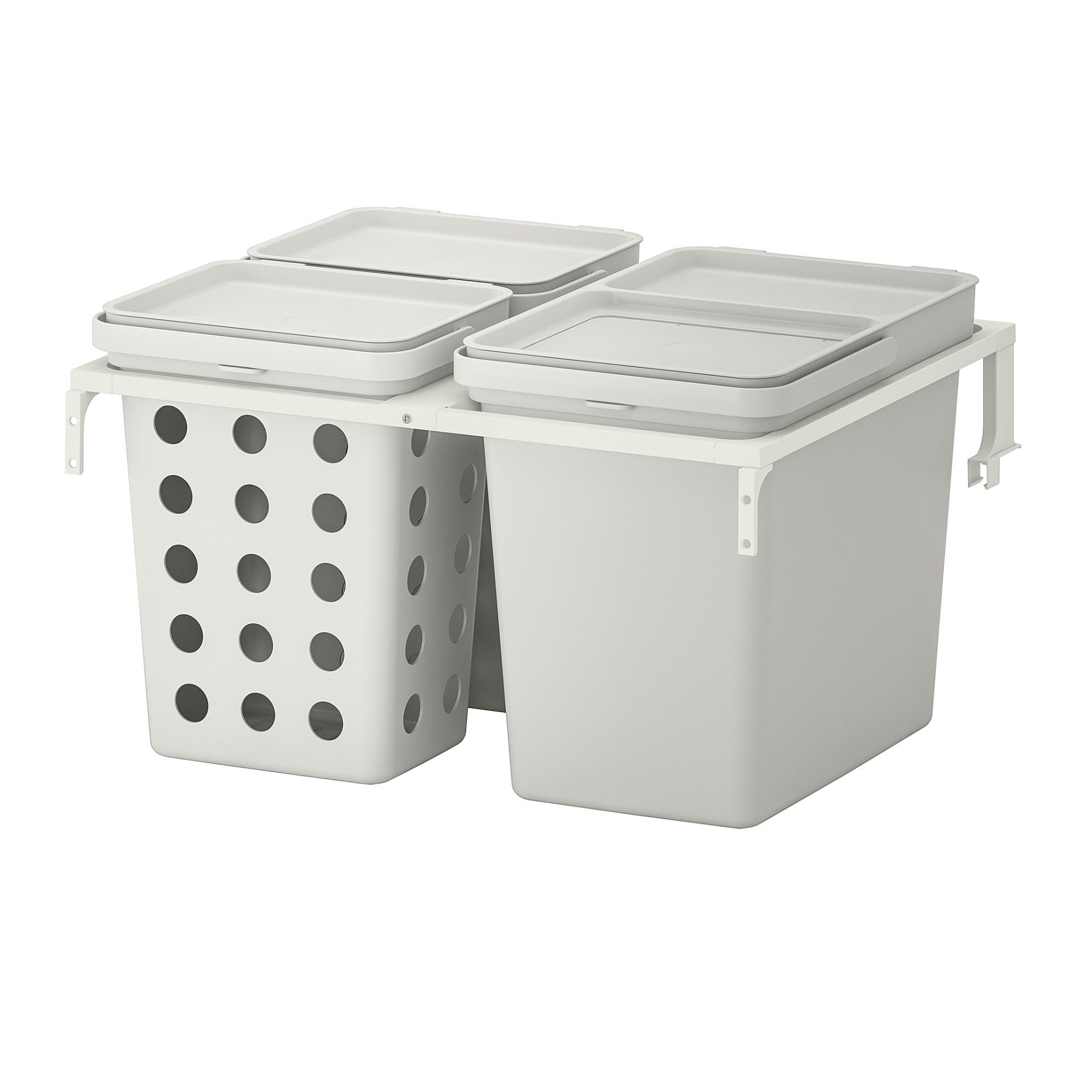 HÅLLBAR, waste sorting solution for METOD kitchen drawer ventilated, 42 l, 293.088.29