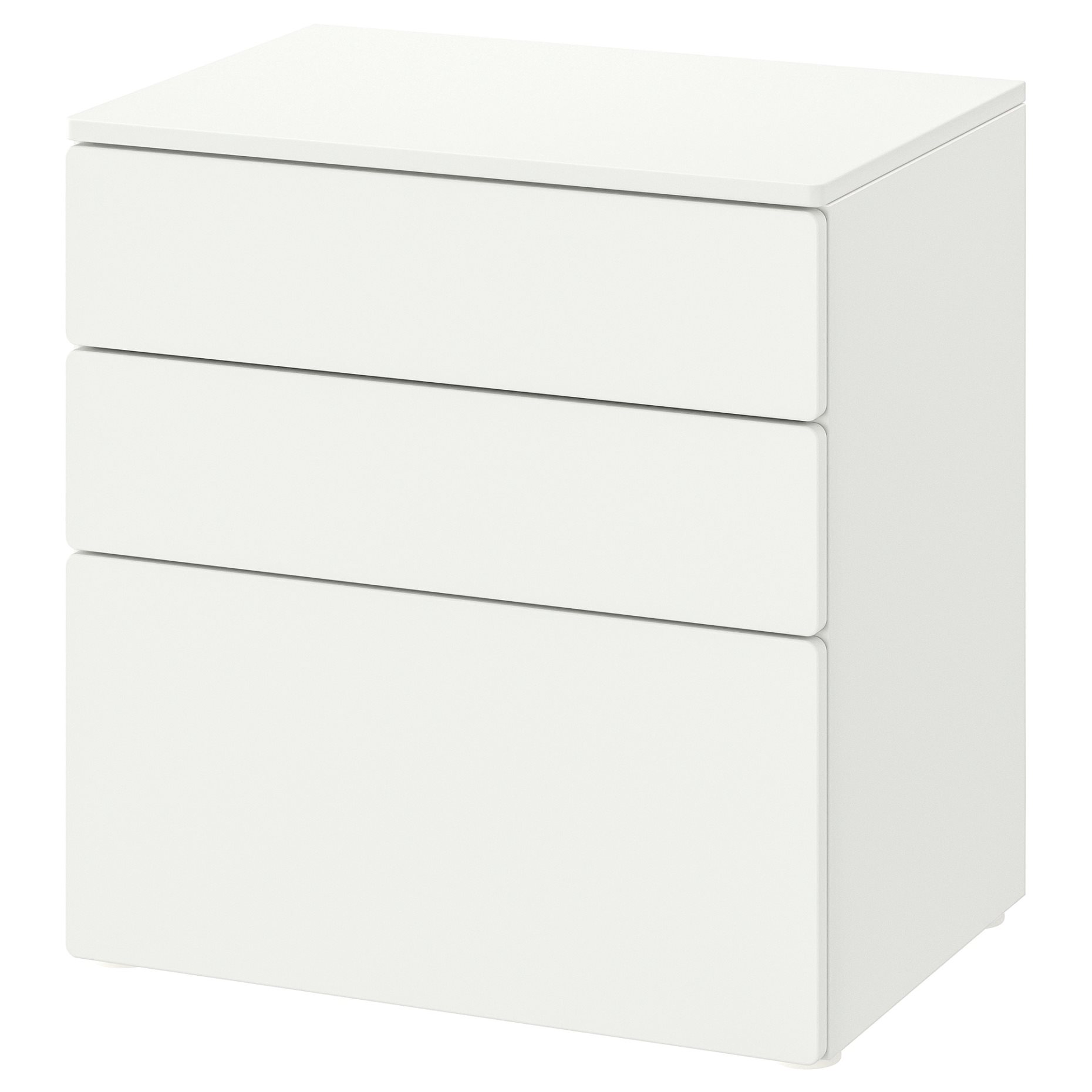 SMASTAD/PLATSA, chest of 3 drawers, 60x42x63 cm, 294.201.33